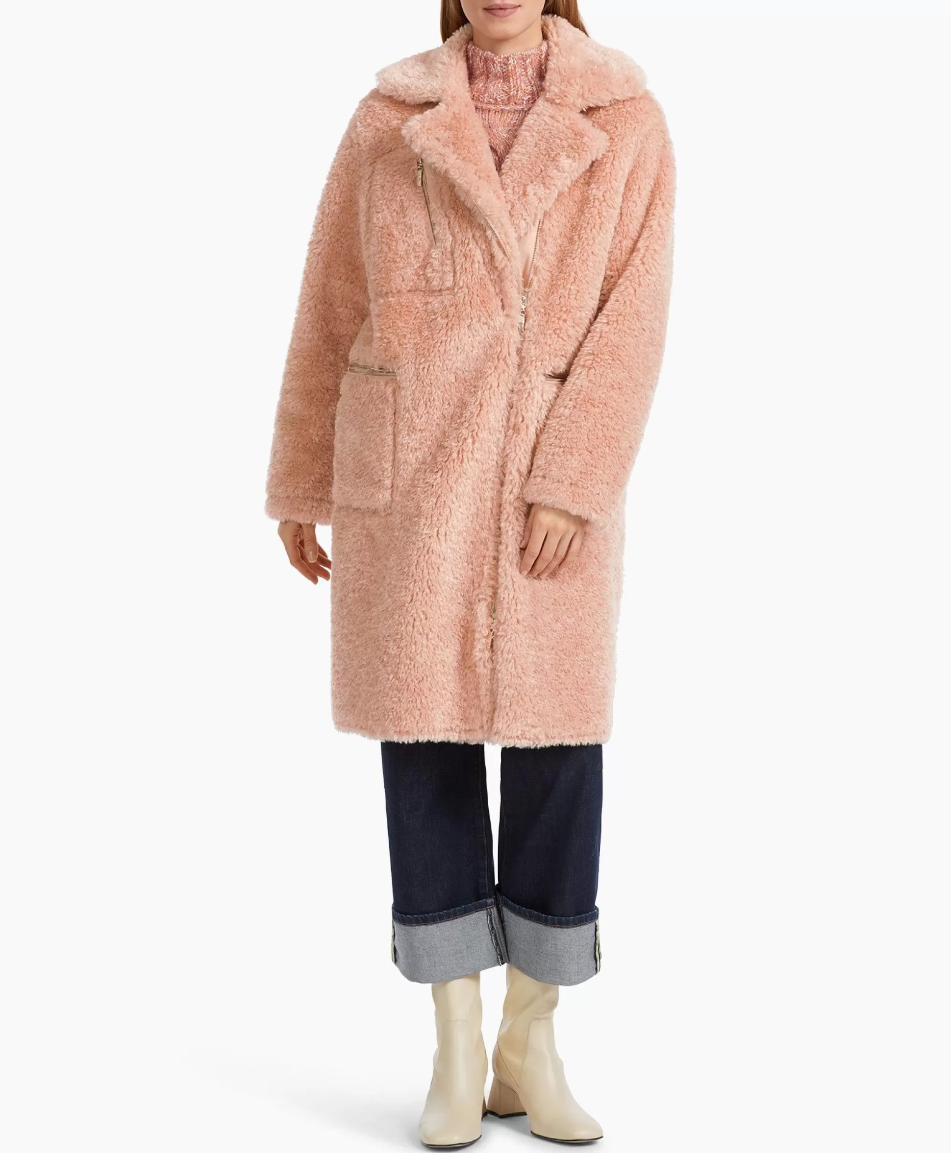 Fashion Coat Vc 11.09 W55 Pink Dames Jassen