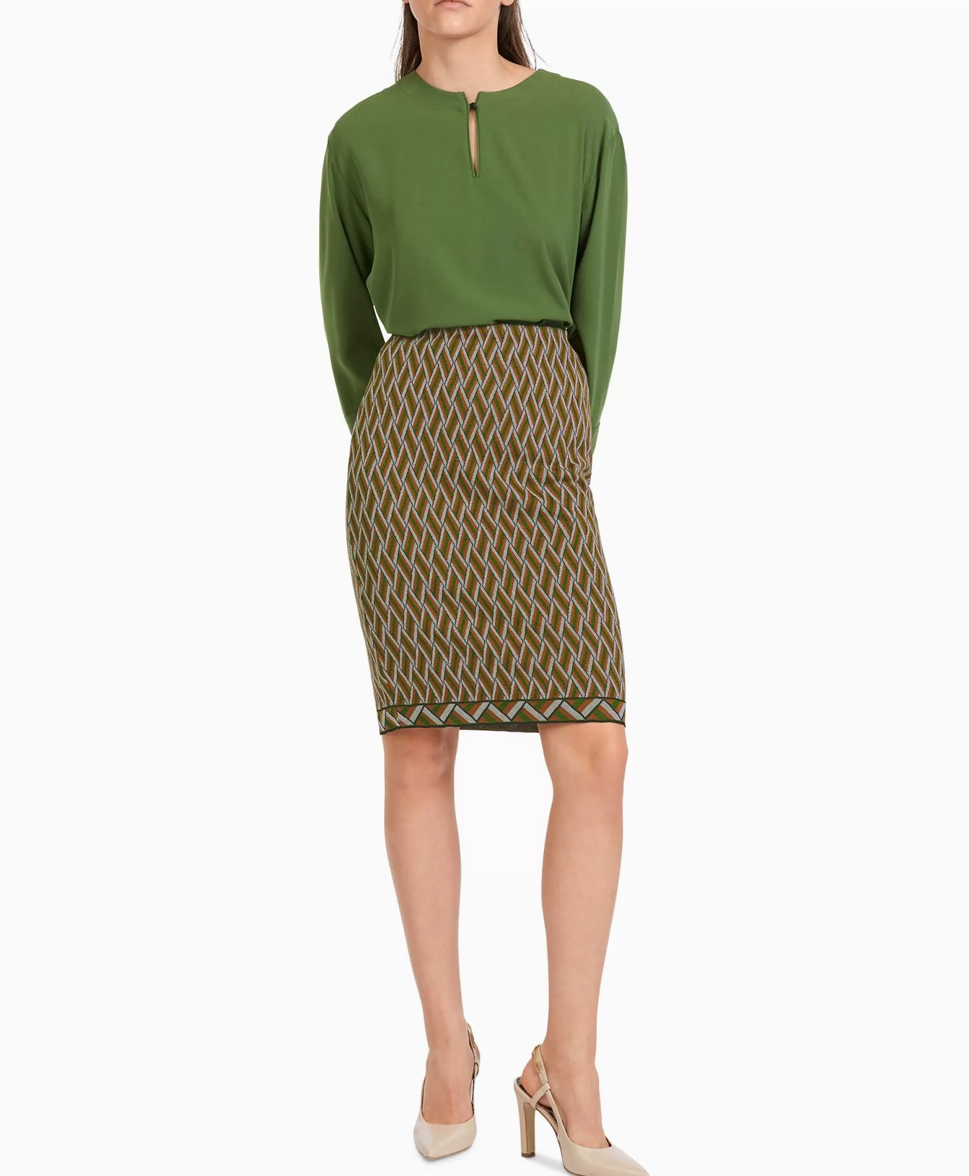 Store Rok Vc 71.14 M36 Groen Dames Rokken