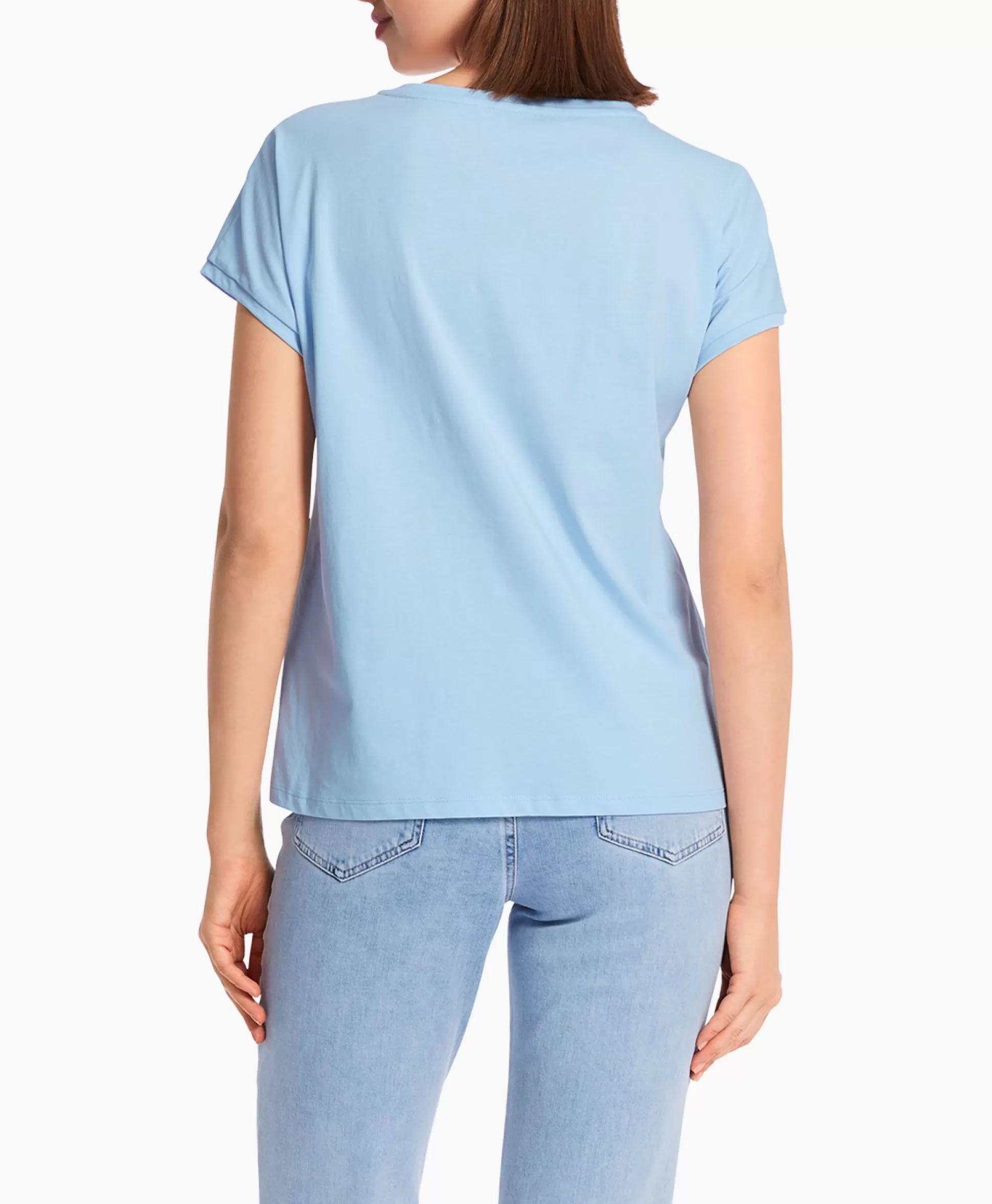 Outlet T-Shirt Wc 48.46 J36 Licht Blauw Dames T-Shirts & Tops