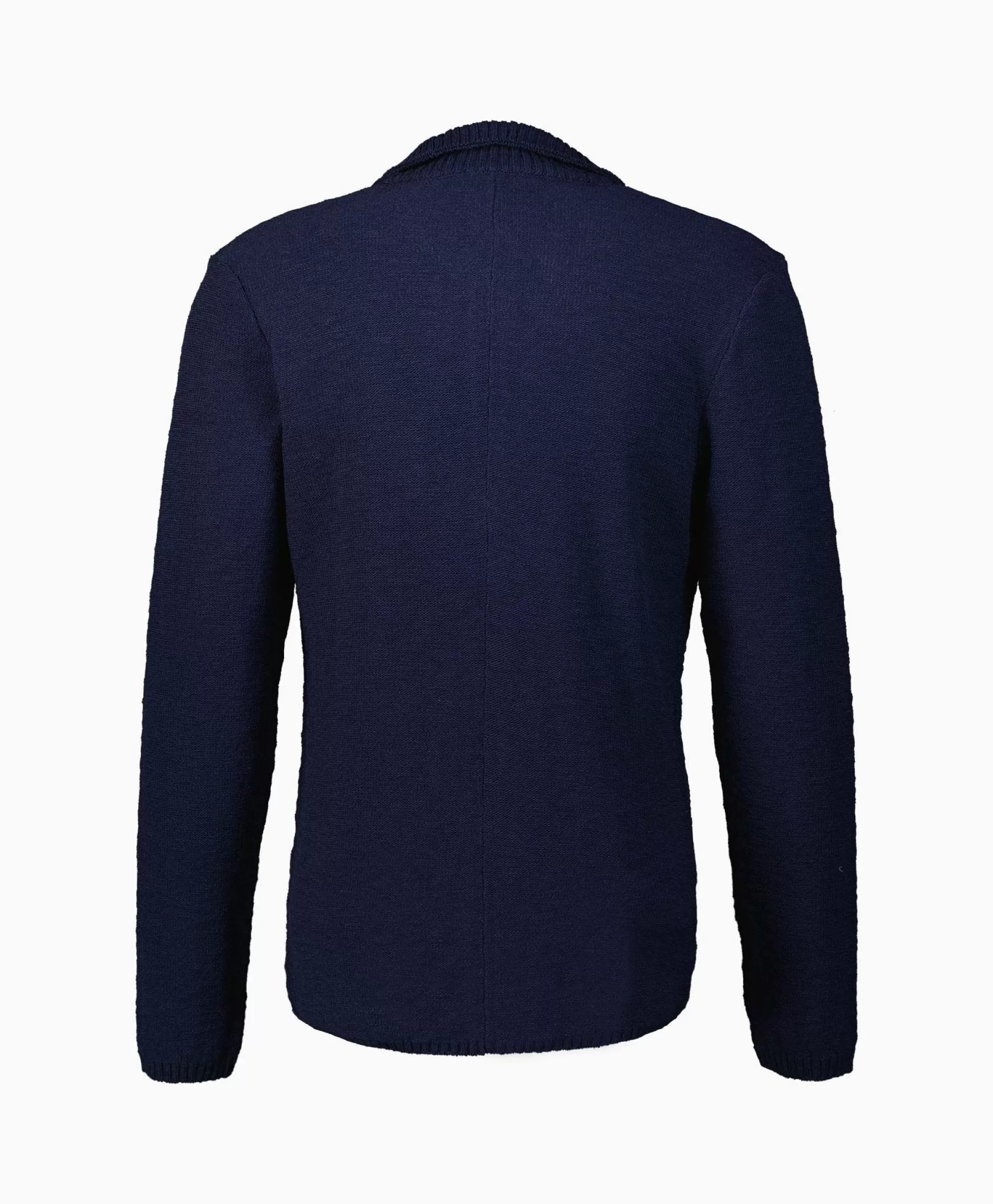 Cheap Jack Knit With Rib Details Blauw Heren Jassen