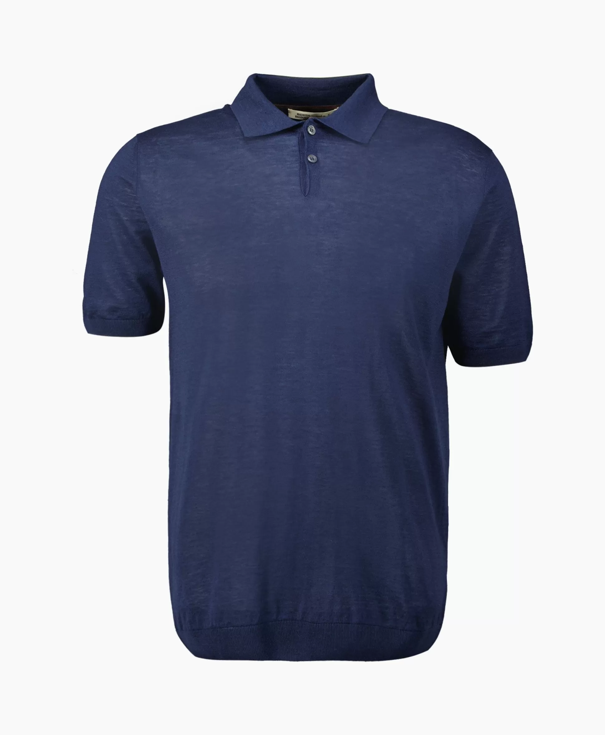 Online Polo Light Knitted Donker Blauw Heren Polo's