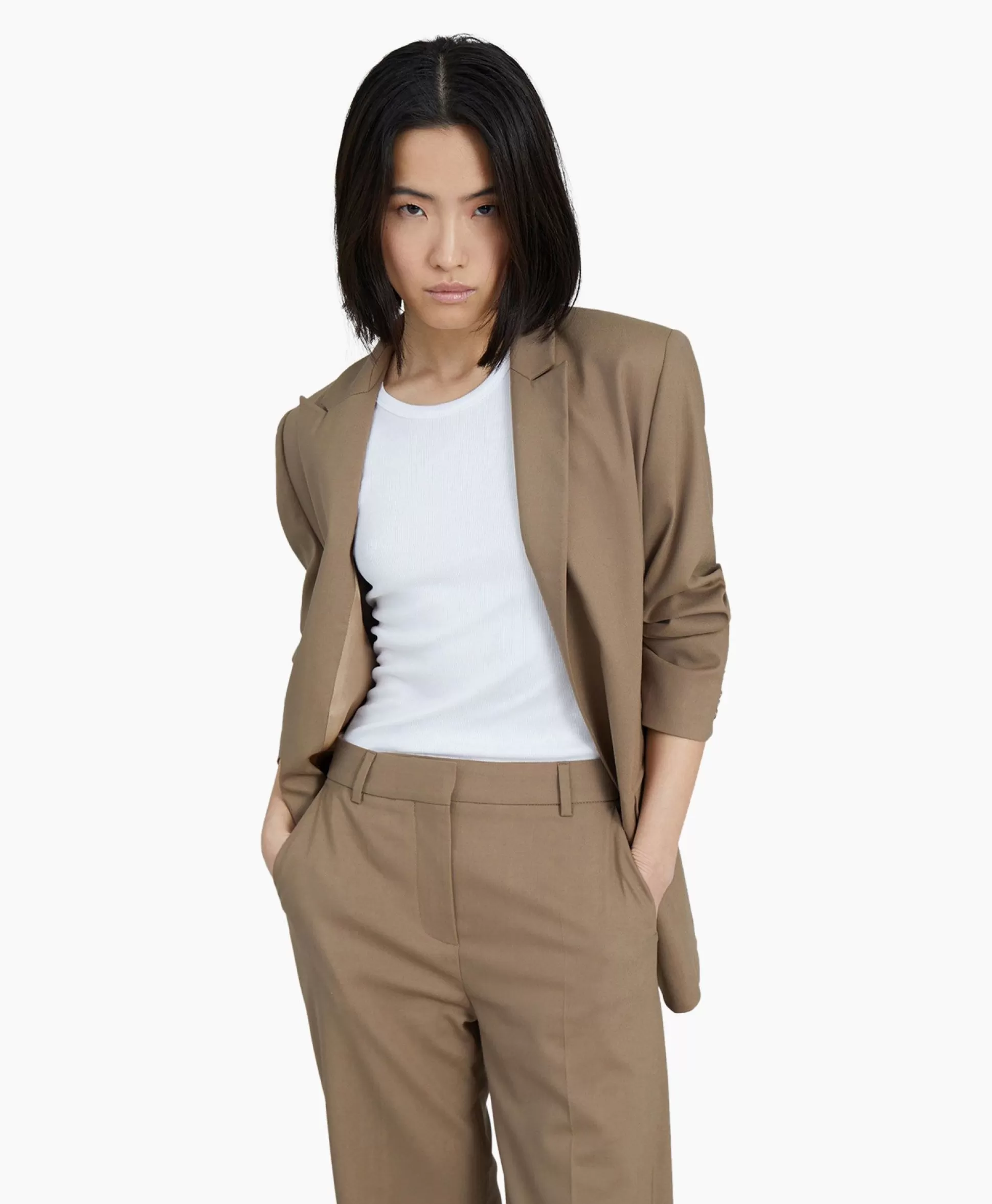 Discount Blazer Sussima Camel Dames Blazers