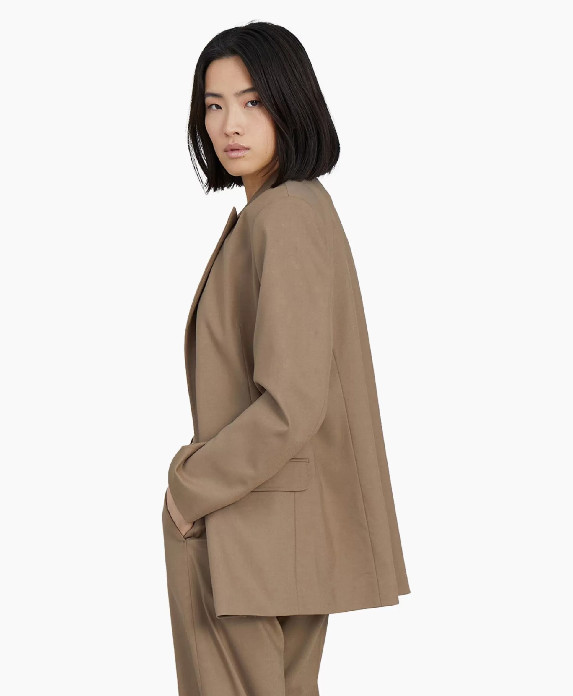 Discount Blazer Sussima Camel Dames Blazers