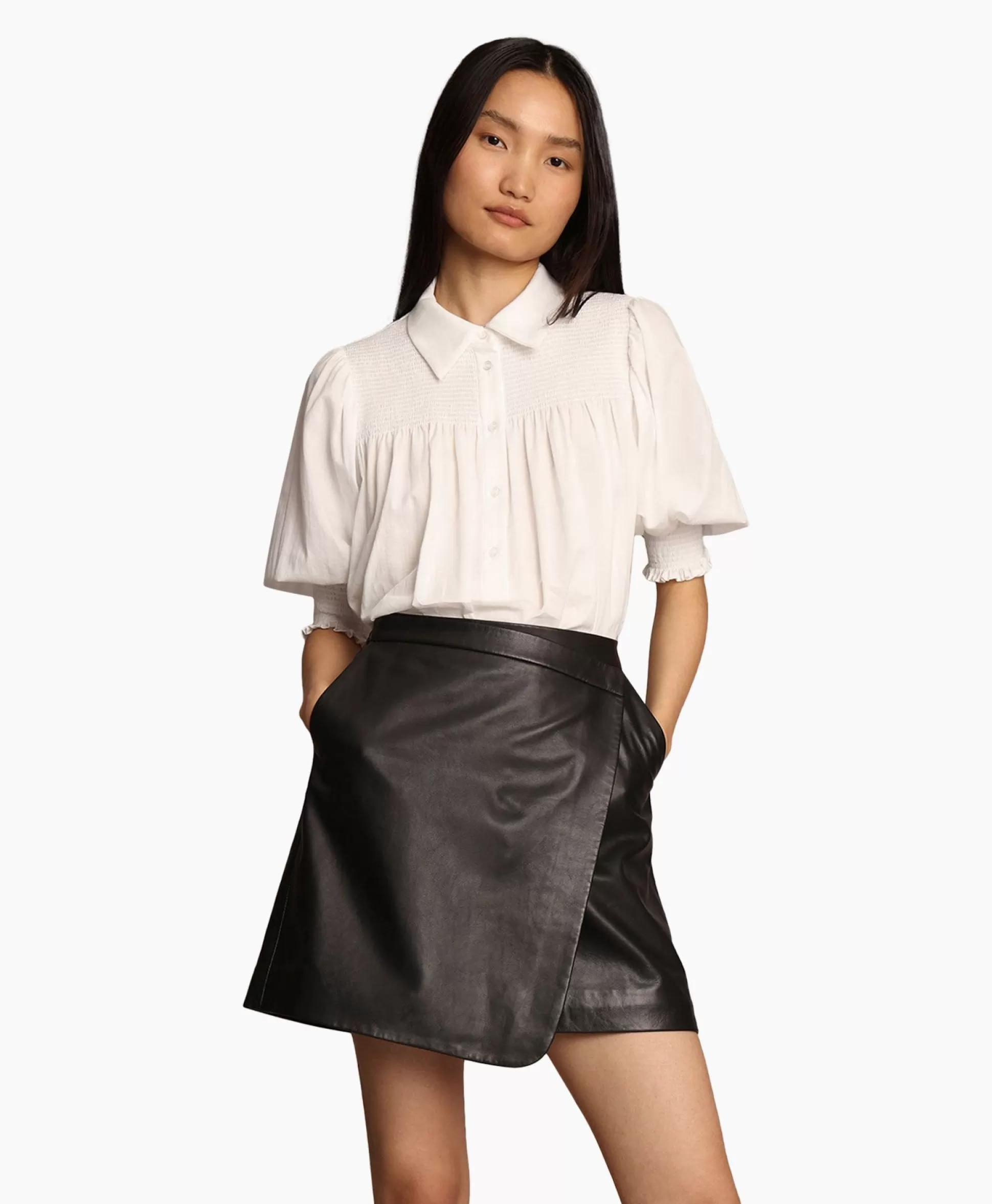 Store Blouse Chapter Off White Dames Blouses