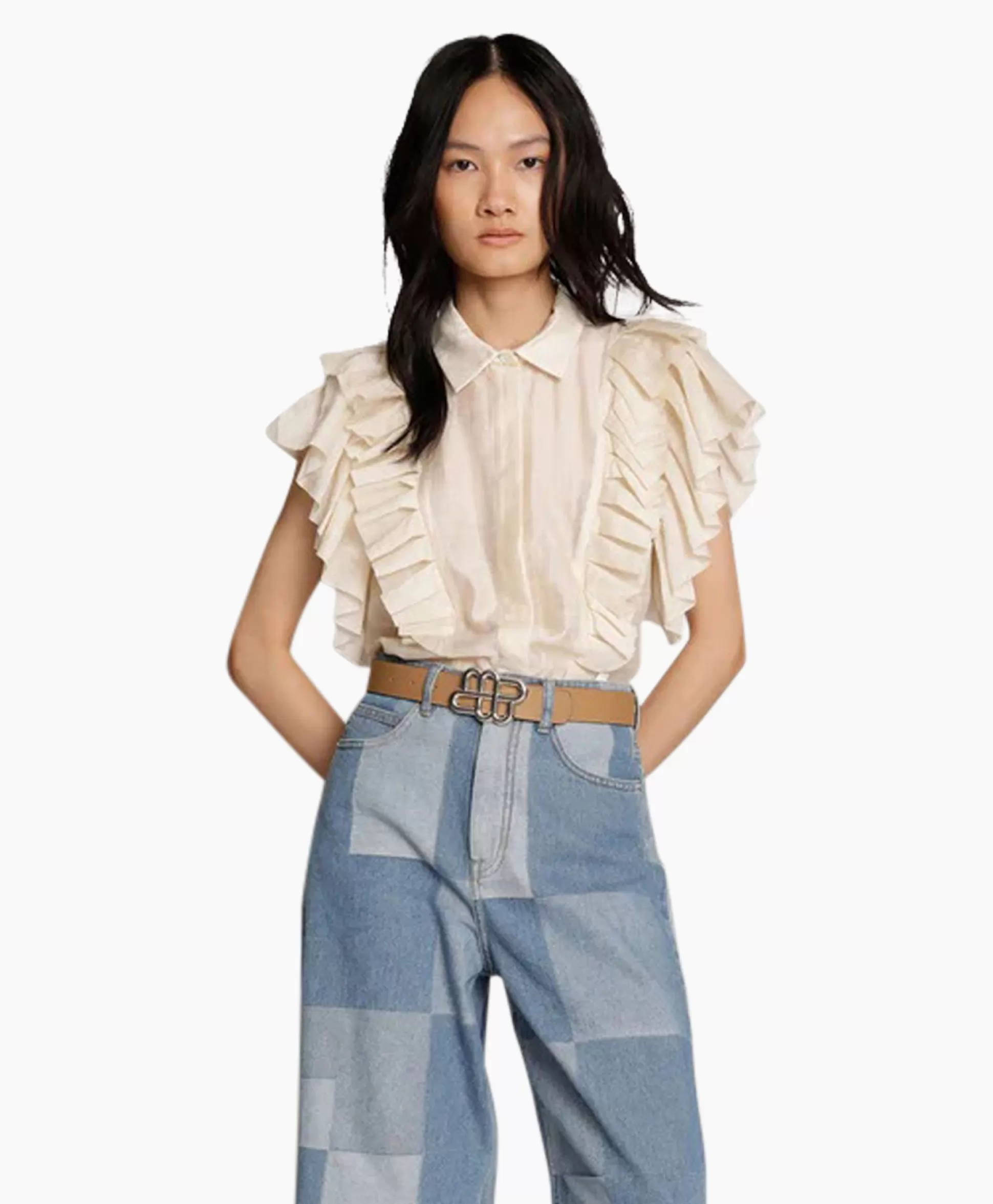 Shop Blouse Must Ecru Dames Blouses