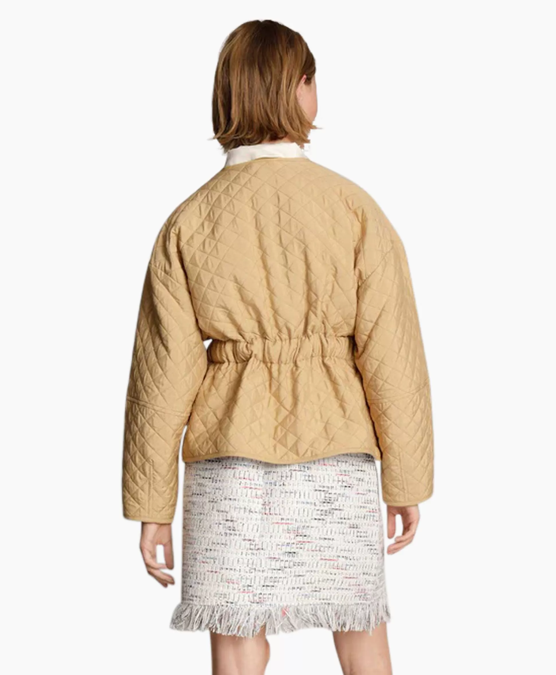 Shop Jack Menedig Beige Dames Jassen