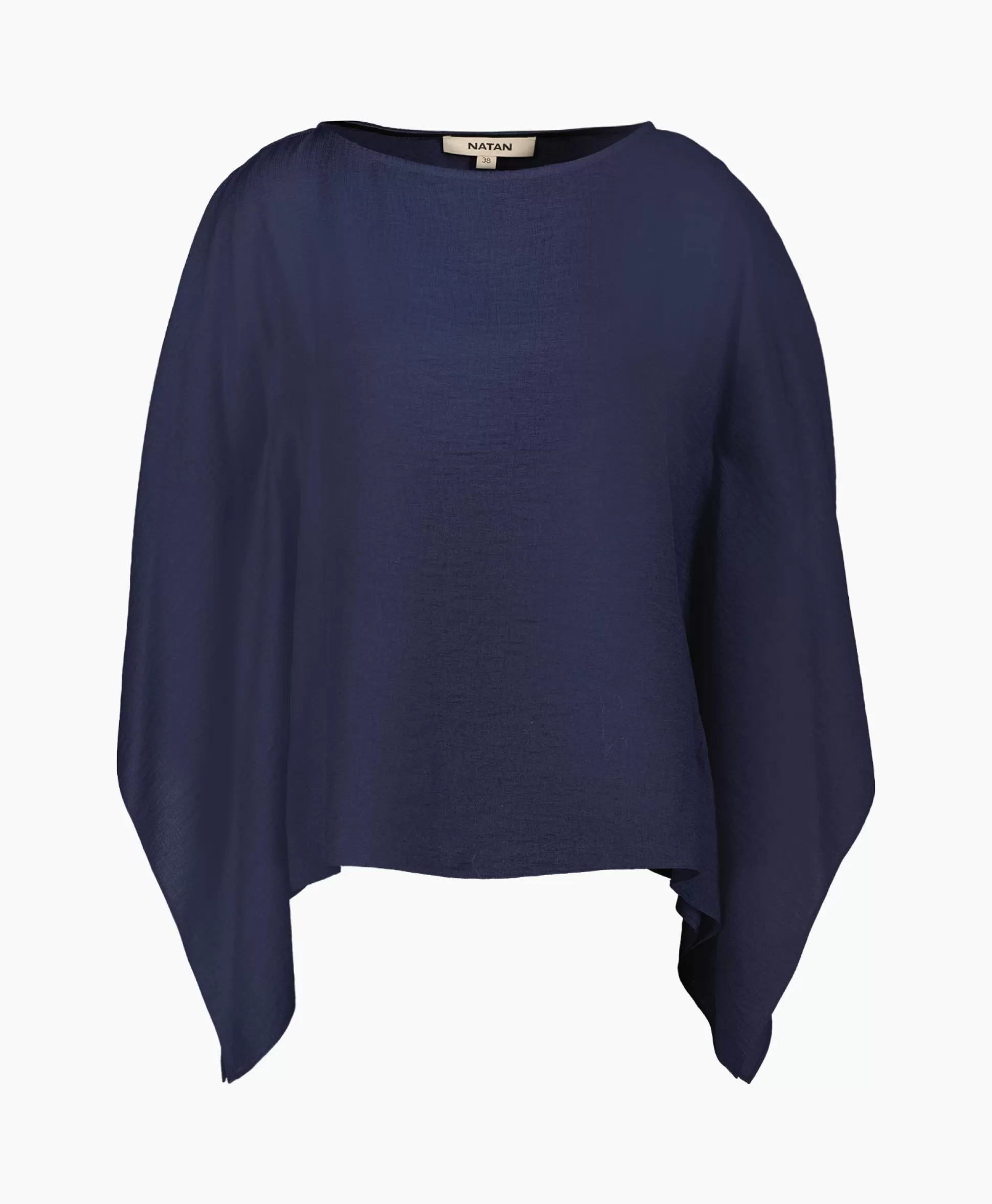 Store Blouse Alban-J1Tkn01 Donker Blauw Dames Blouses