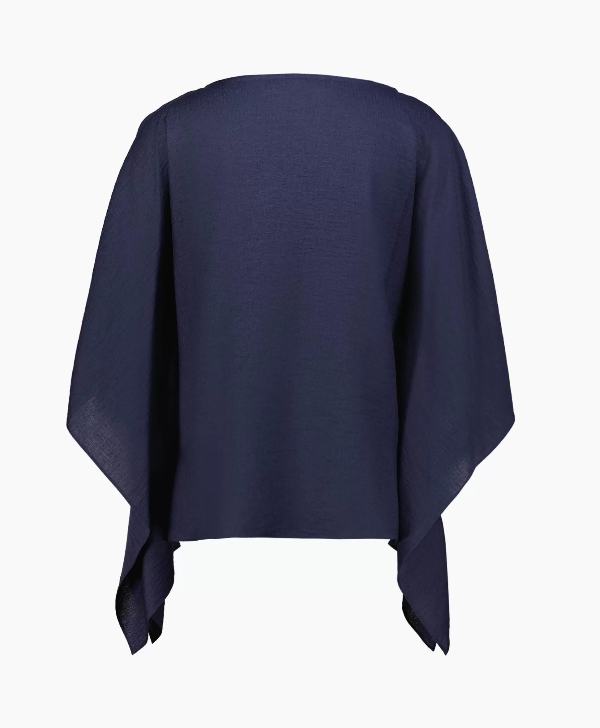 Store Blouse Alban-J1Tkn01 Donker Blauw Dames Blouses