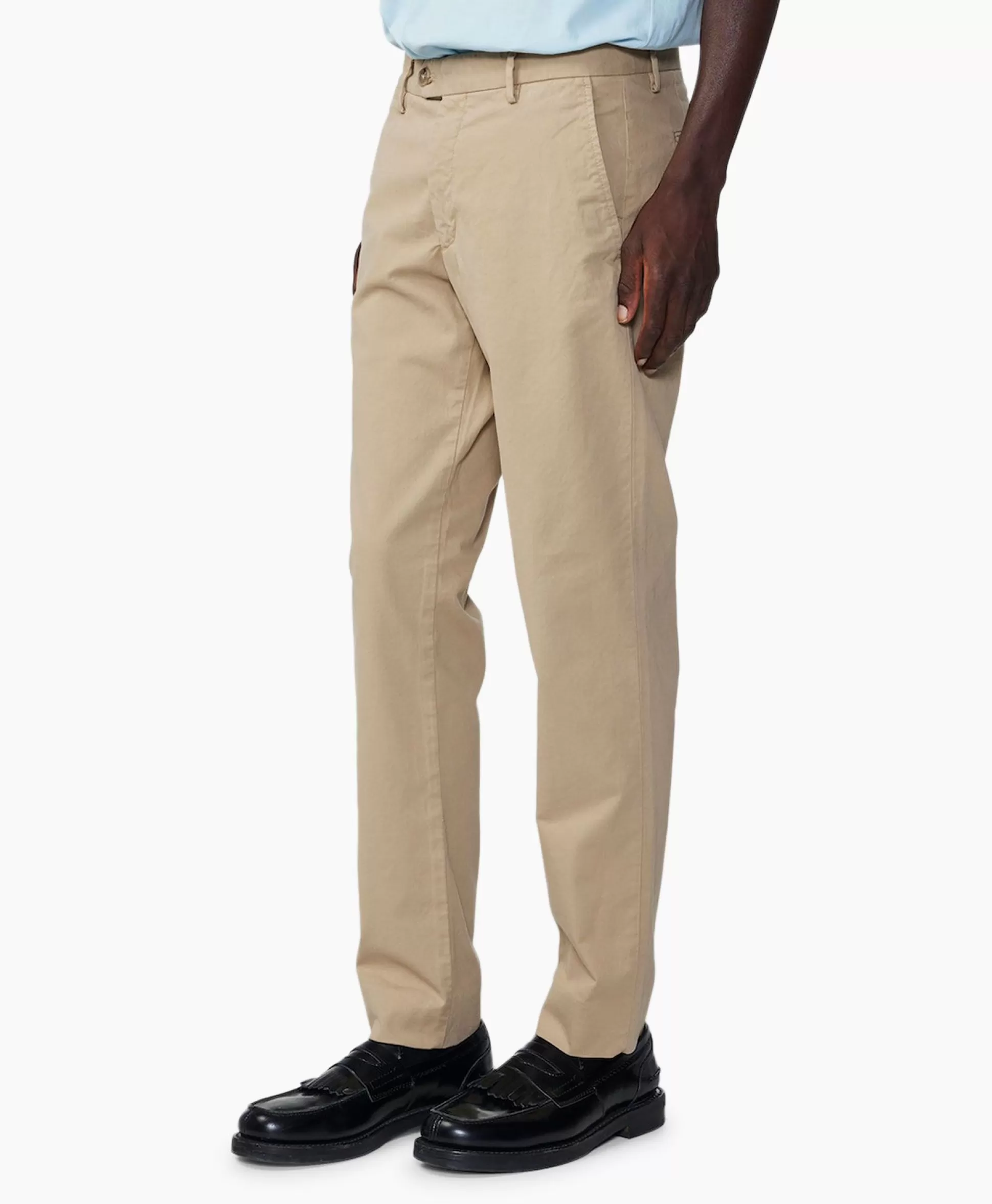 Shop Pantalon Wilhelm Ecru Heren Broeken