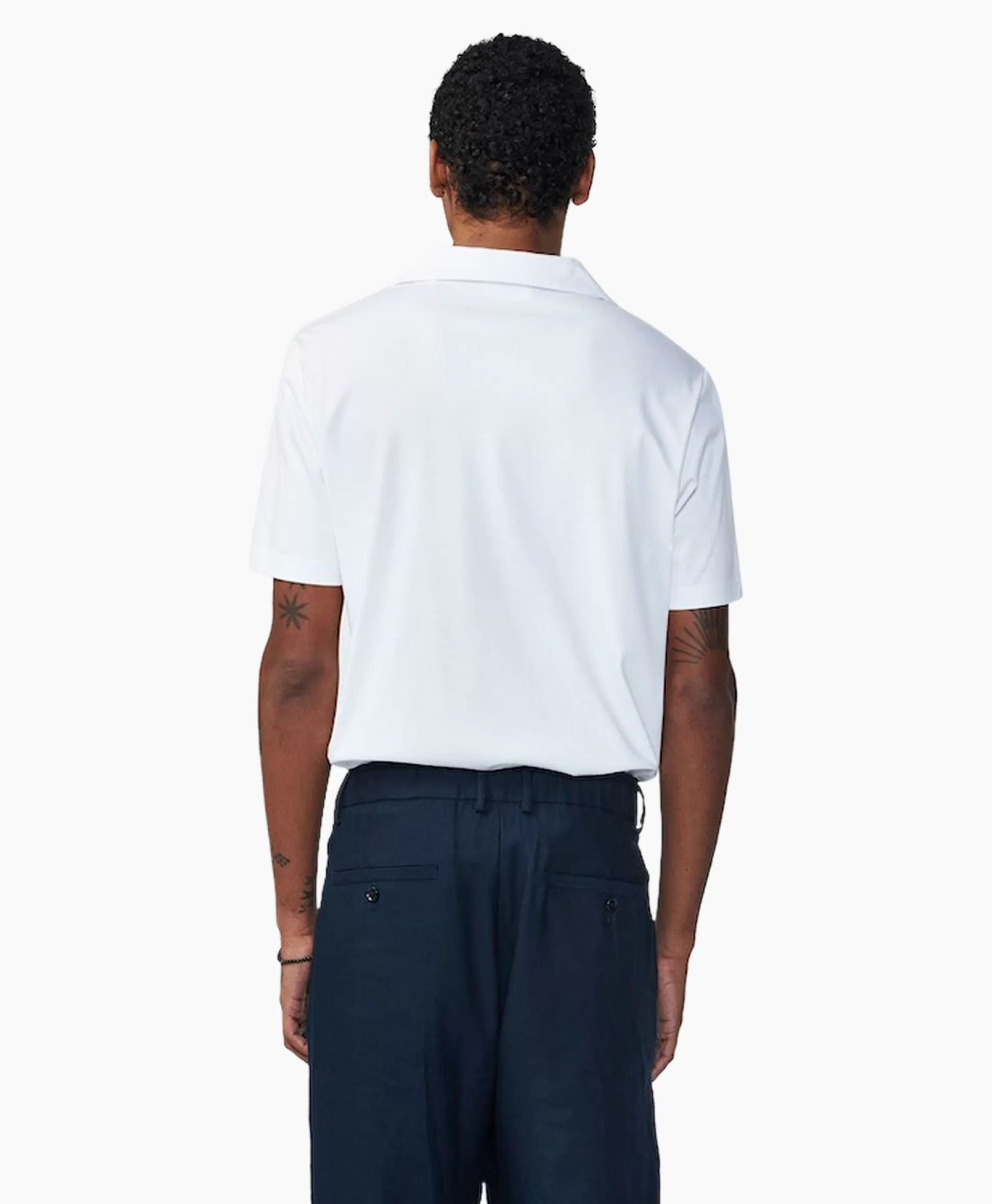 Best Sale Polo Paul Ss Wit Heren Polo's