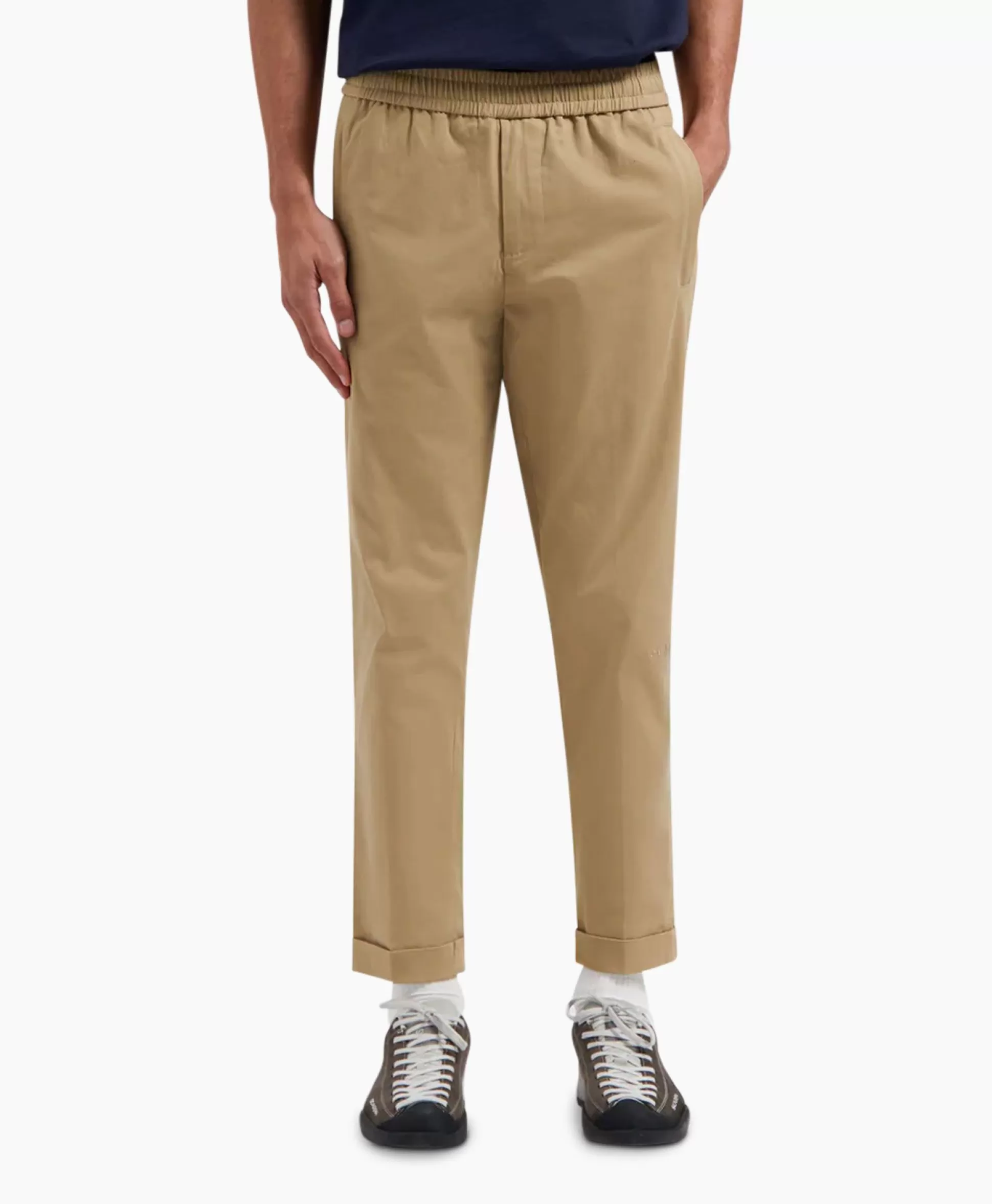 Sale Pantalon Slim Cotton Khaki Heren Broeken