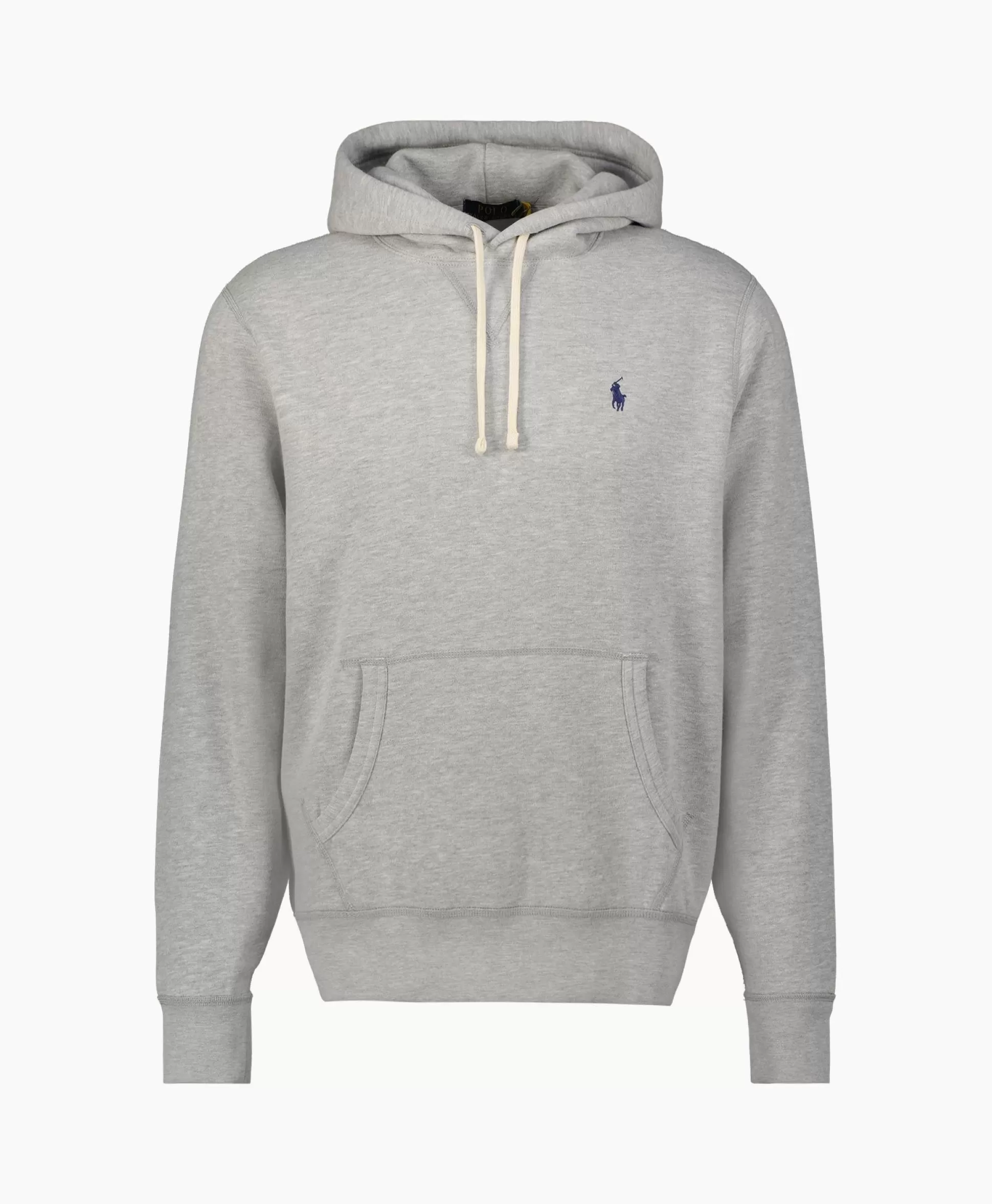 Store Hoodie Long Sleeve-Knit Licht Grijs Heren Truien