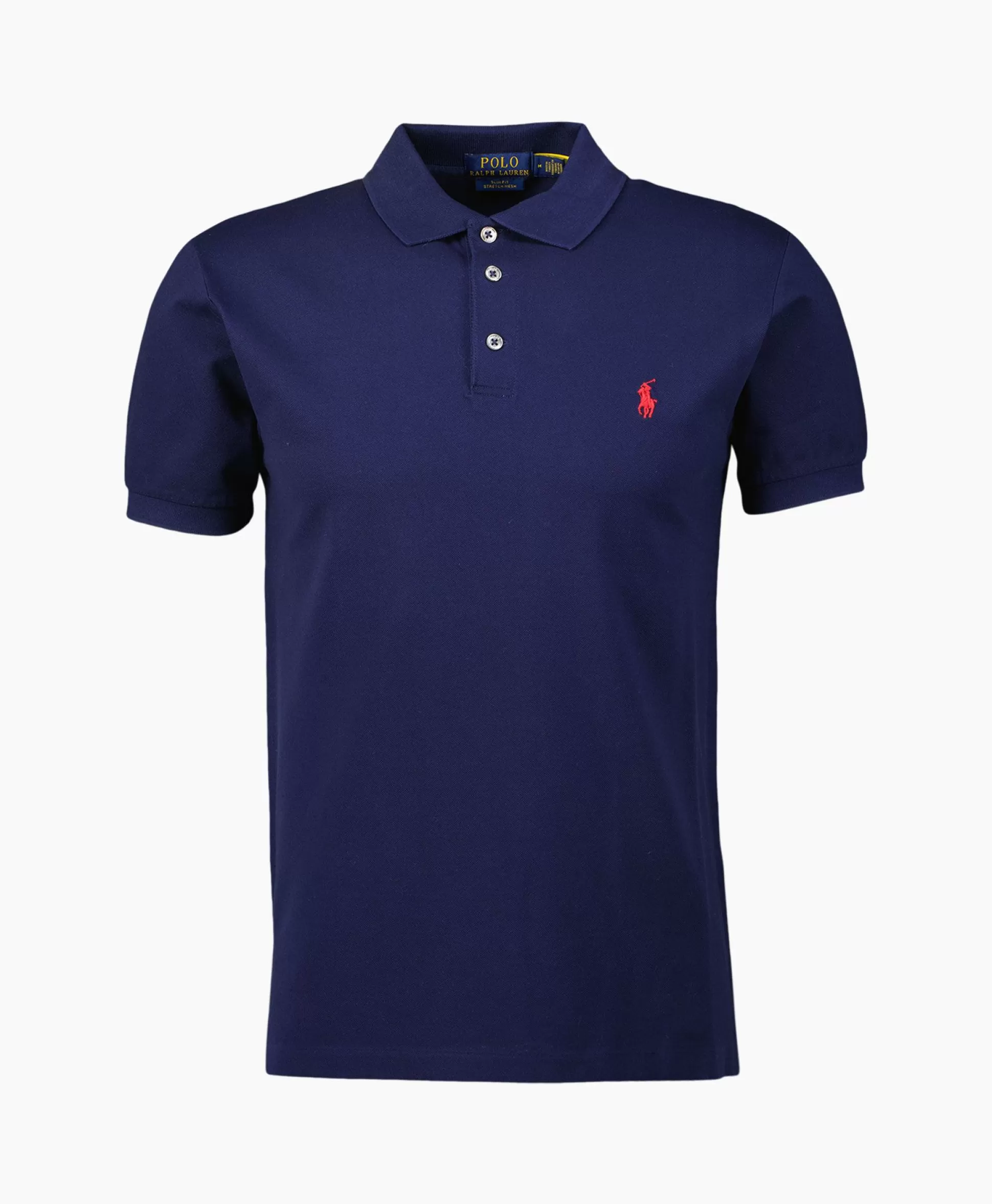 Best Sale Polo Short Sleeve Knit Donker Blauw Heren Polo's