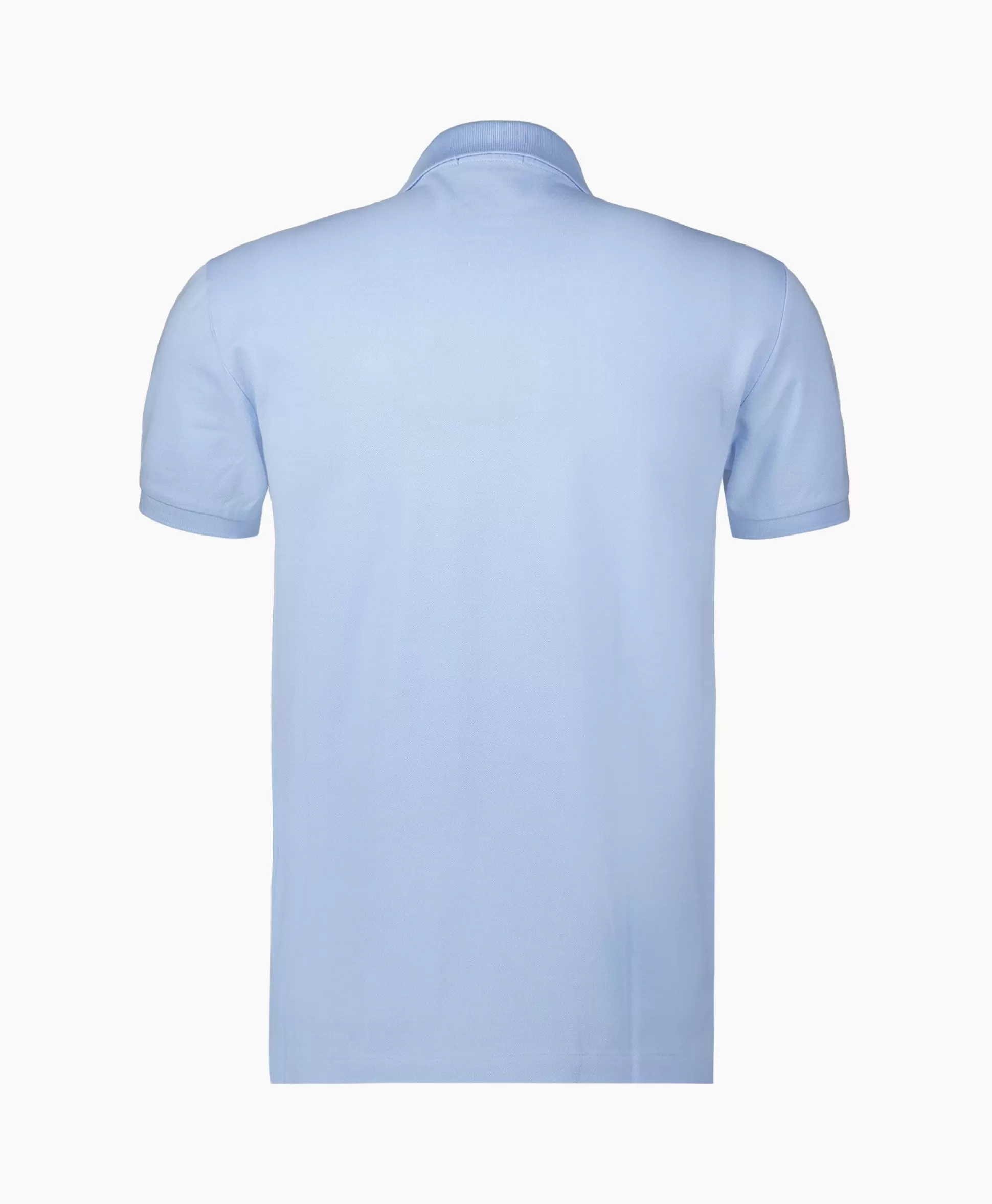 Online Polo Short Sleeve Knit Licht Blauw Heren Polo's