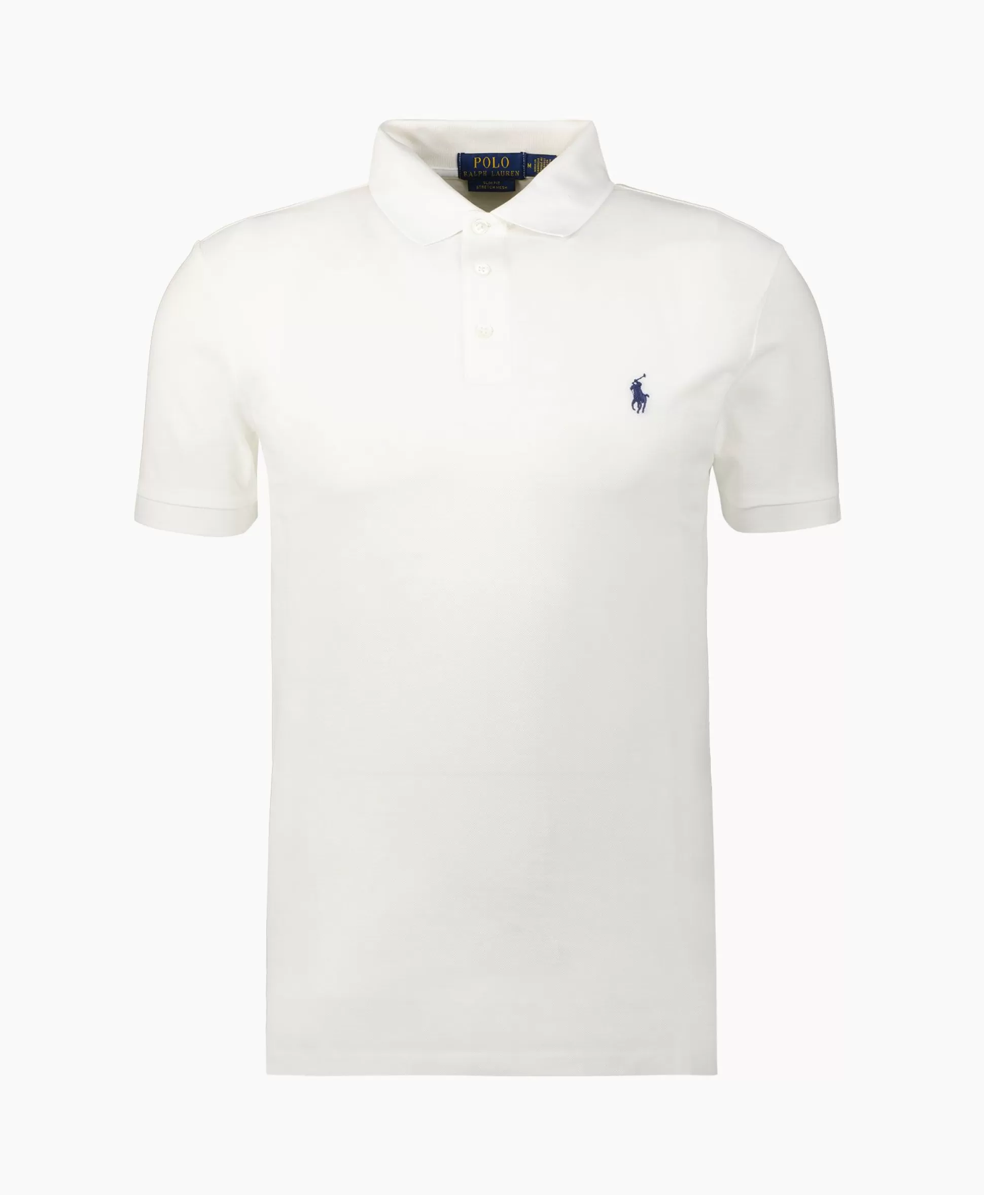 Online Polo Short Sleeve Knit Wit Heren Polo's