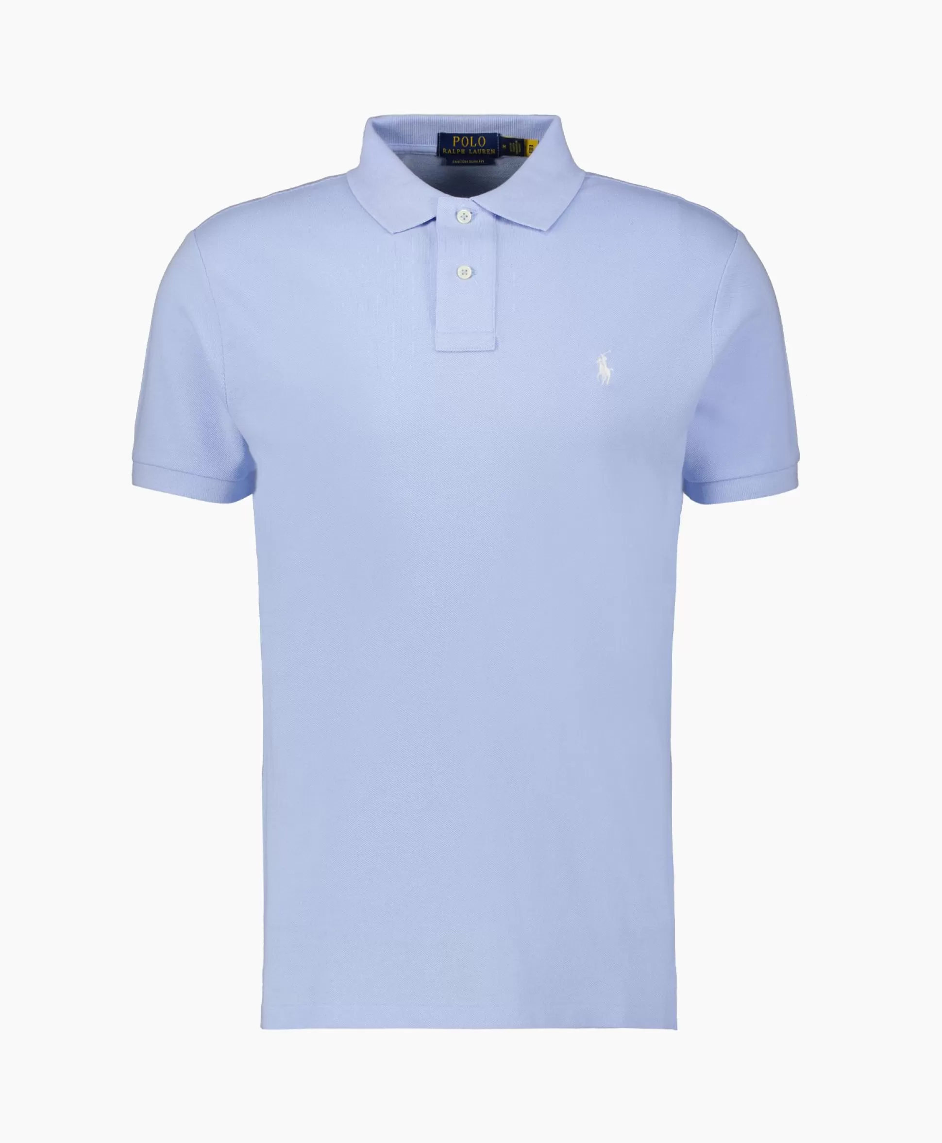 Clearance Polo Short Sleeve-Knit Licht Blauw Heren Polo's