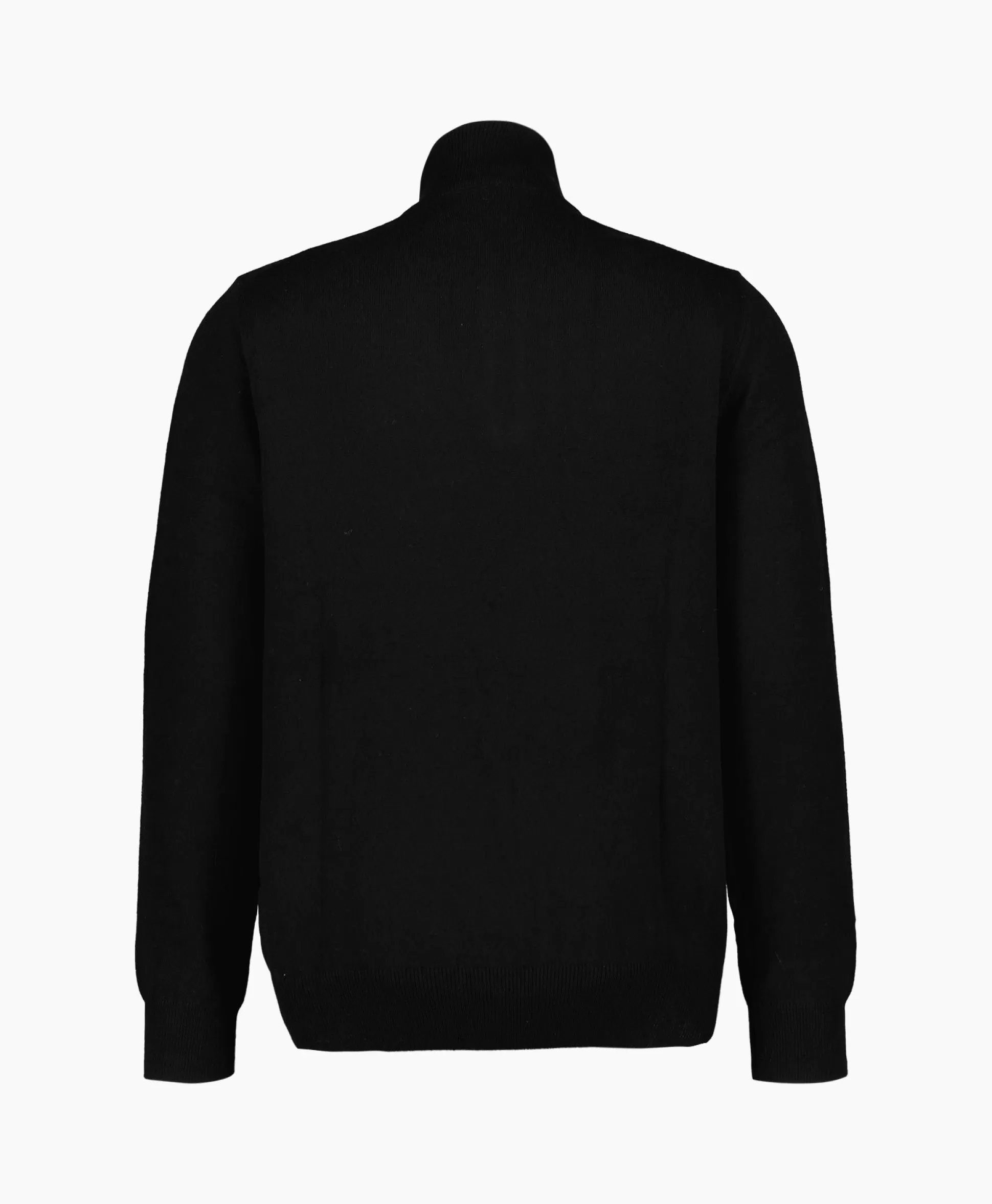 Online Pullover Kwart Zip Merino Zwart Heren Truien