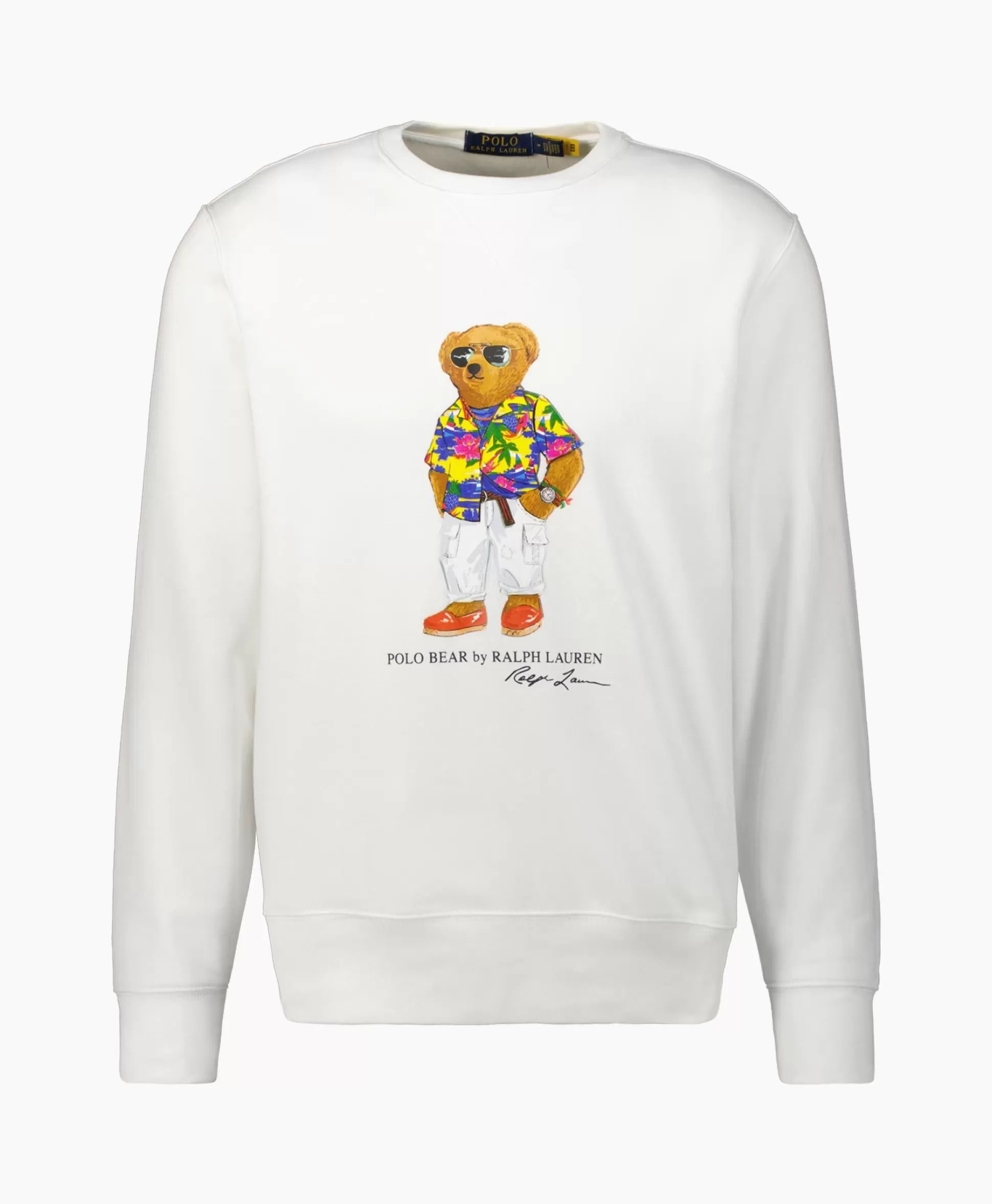 Store Sweater Graphic Fleece Wit Heren Truien