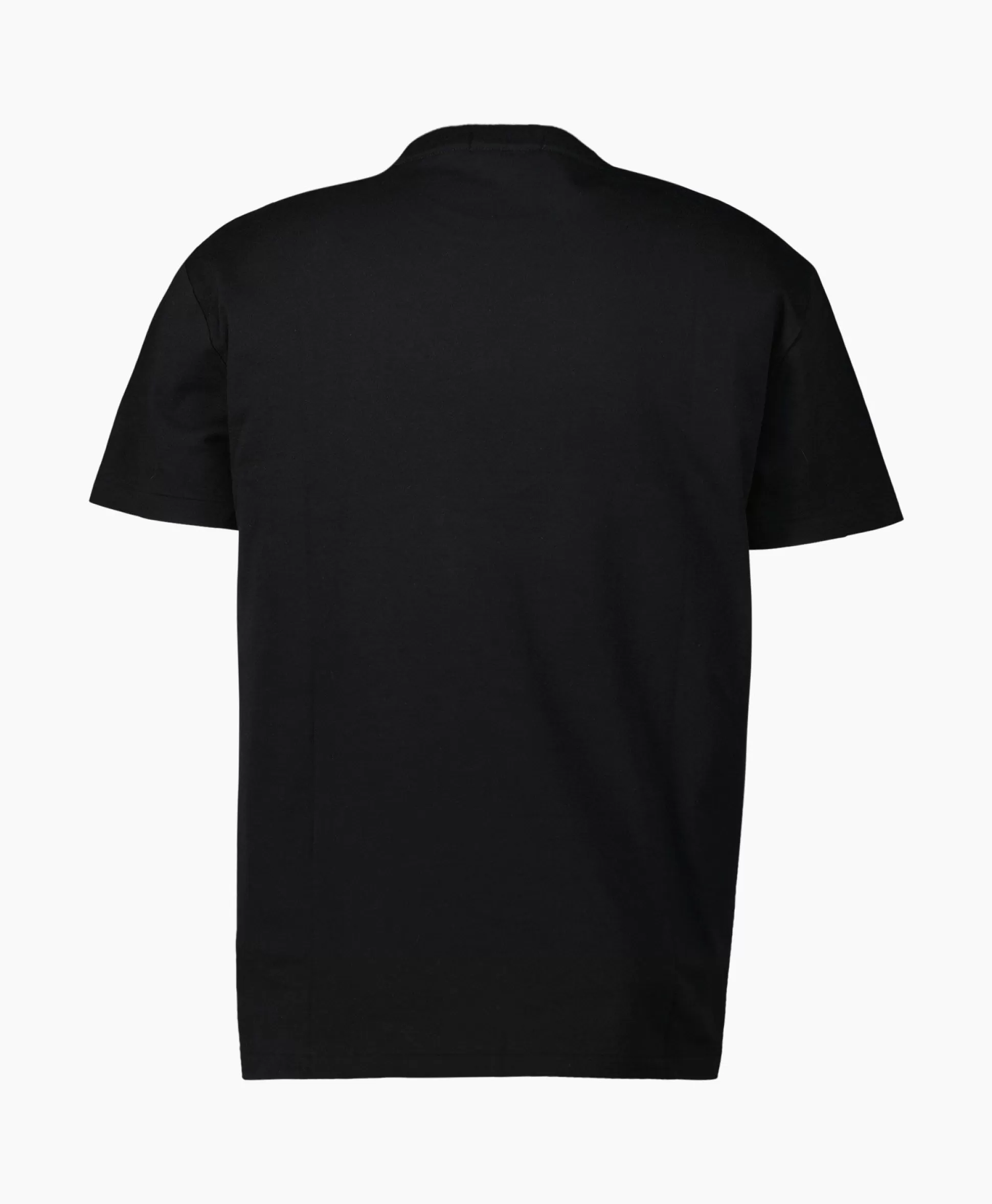 Cheap T-Shirt Korte Mouw Jersey Mid Logo Zwart Heren T-Shirts