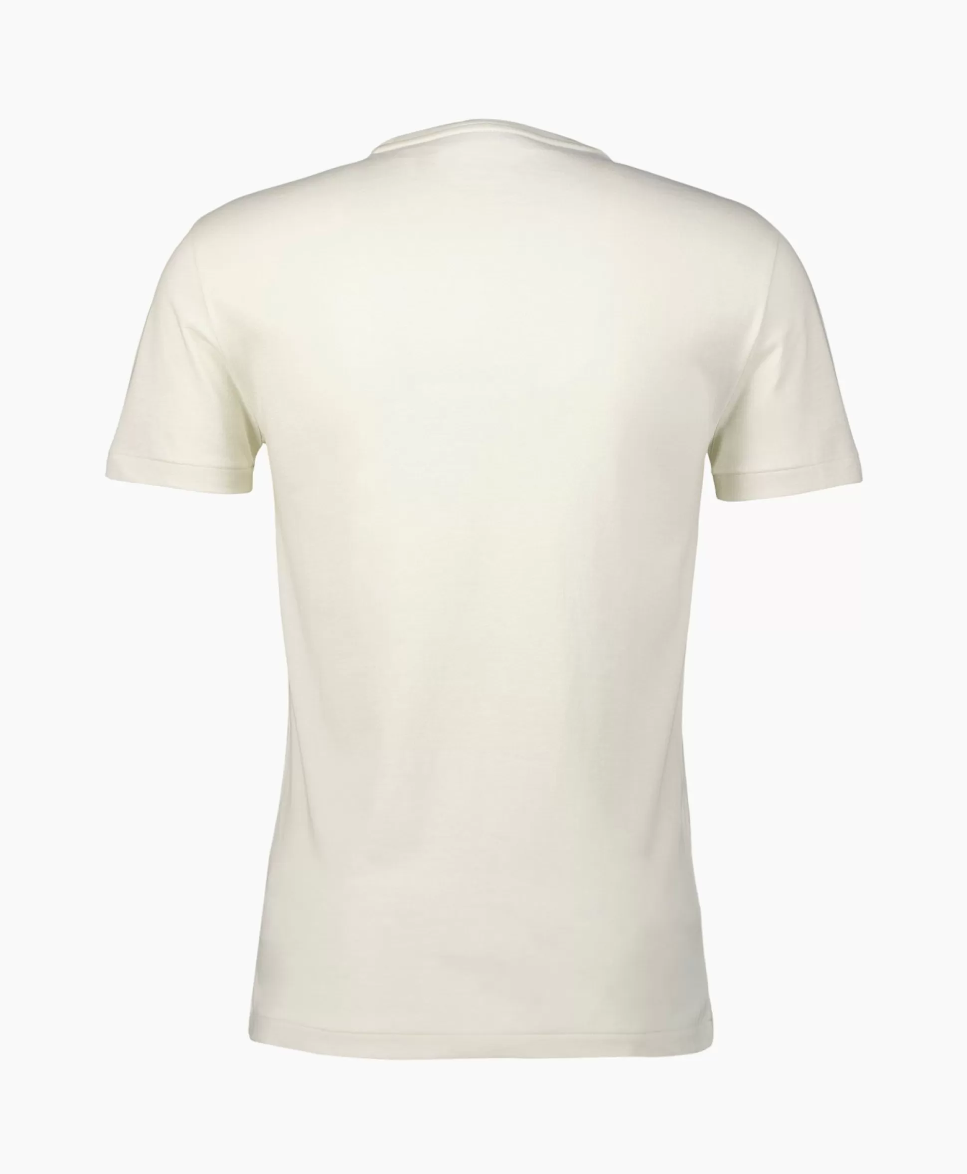 Discount T-Shirt Korte Mouw Short Sleeve Zand Heren T-Shirts