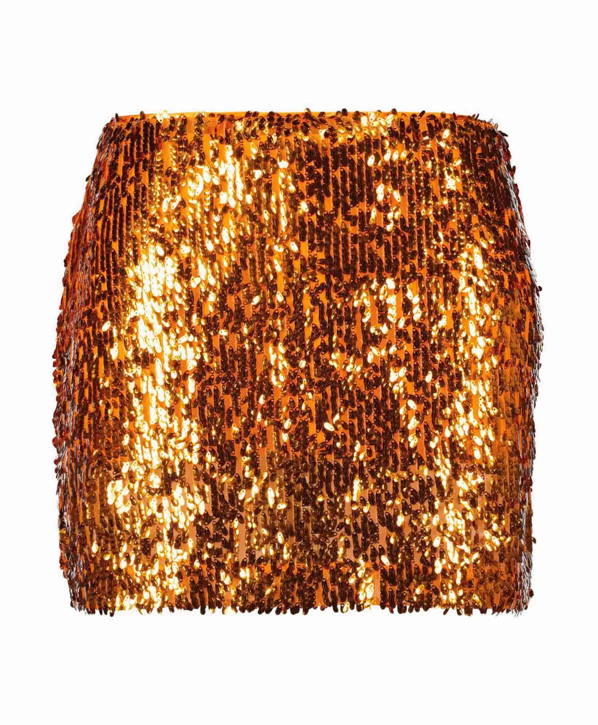 New Minirok Sequins Mini Oranje Dames Rokken