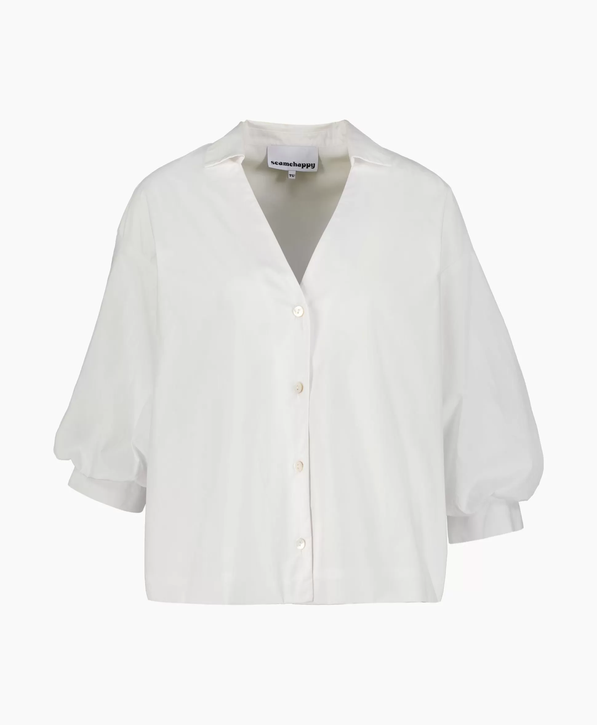 Shop Blouse Banyan Wit Dames Blouses