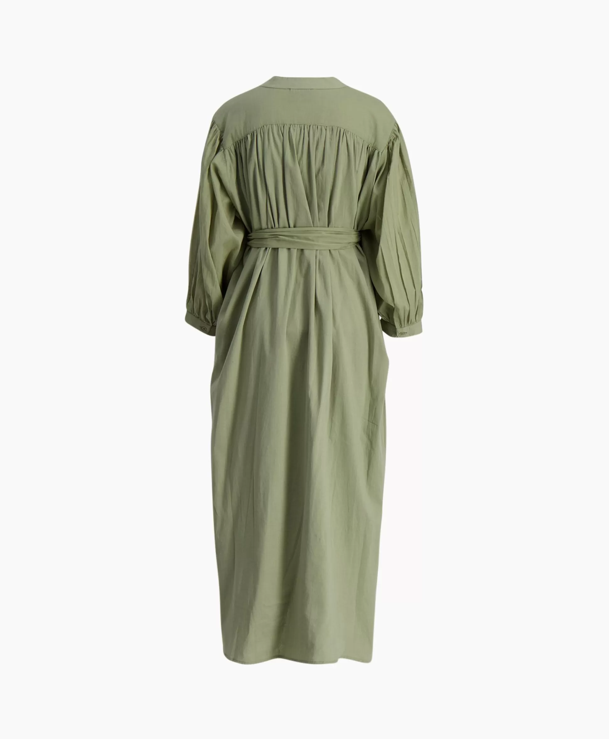 Cheap Maxi Jurk Balloon Long Double Layered Licht Groen Dames Jurken