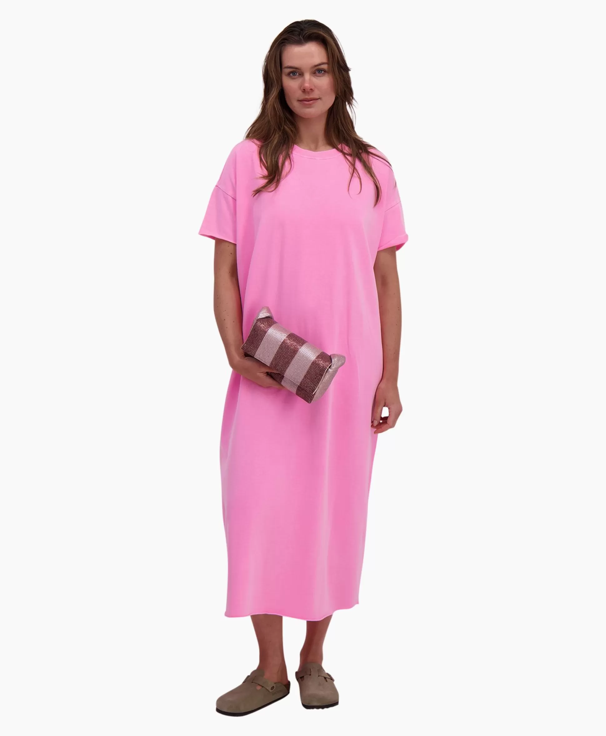 Sale Maxi Jurk Gigi Pink Dames Jurken