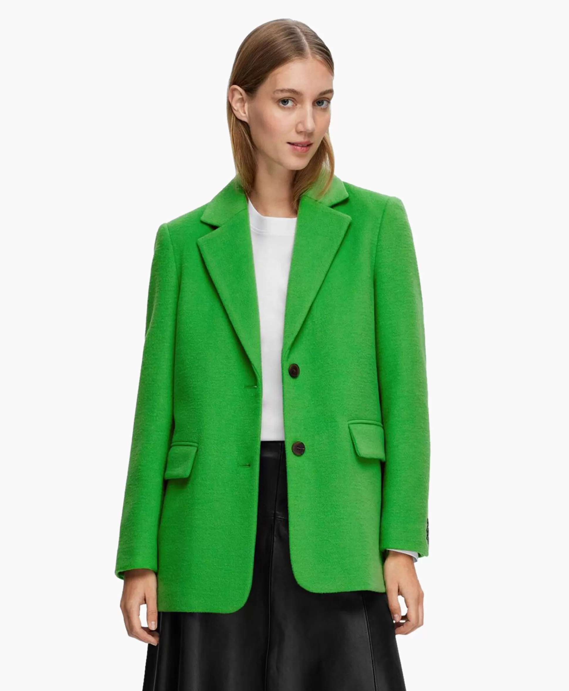 Cheap Blazer Sasja Wool B Groen Dames Blazers