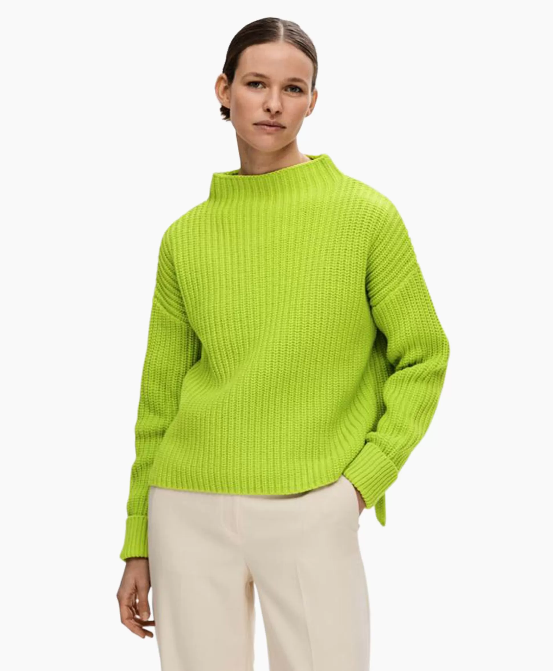 Sale Pullover Selma Ls Knit Noos Groen Dames Truien