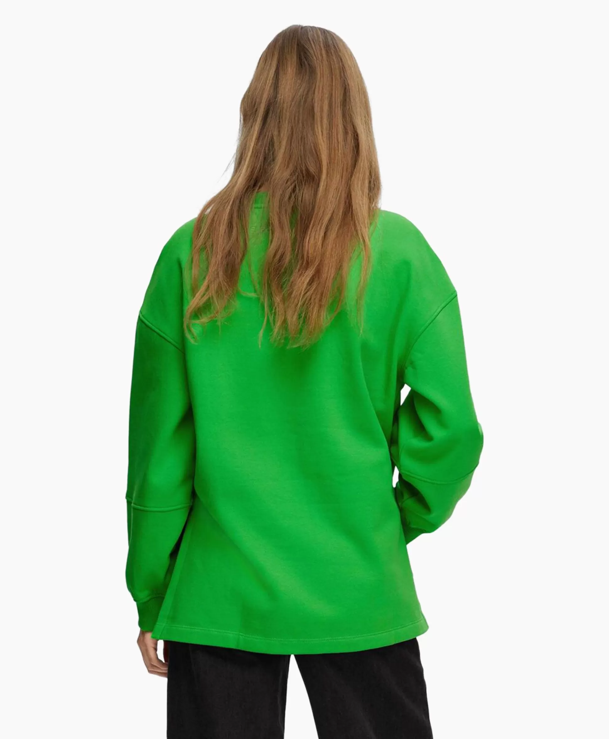 Fashion Pullover Yrsa Ls Crew Neck Sweat Groen Dames Truien