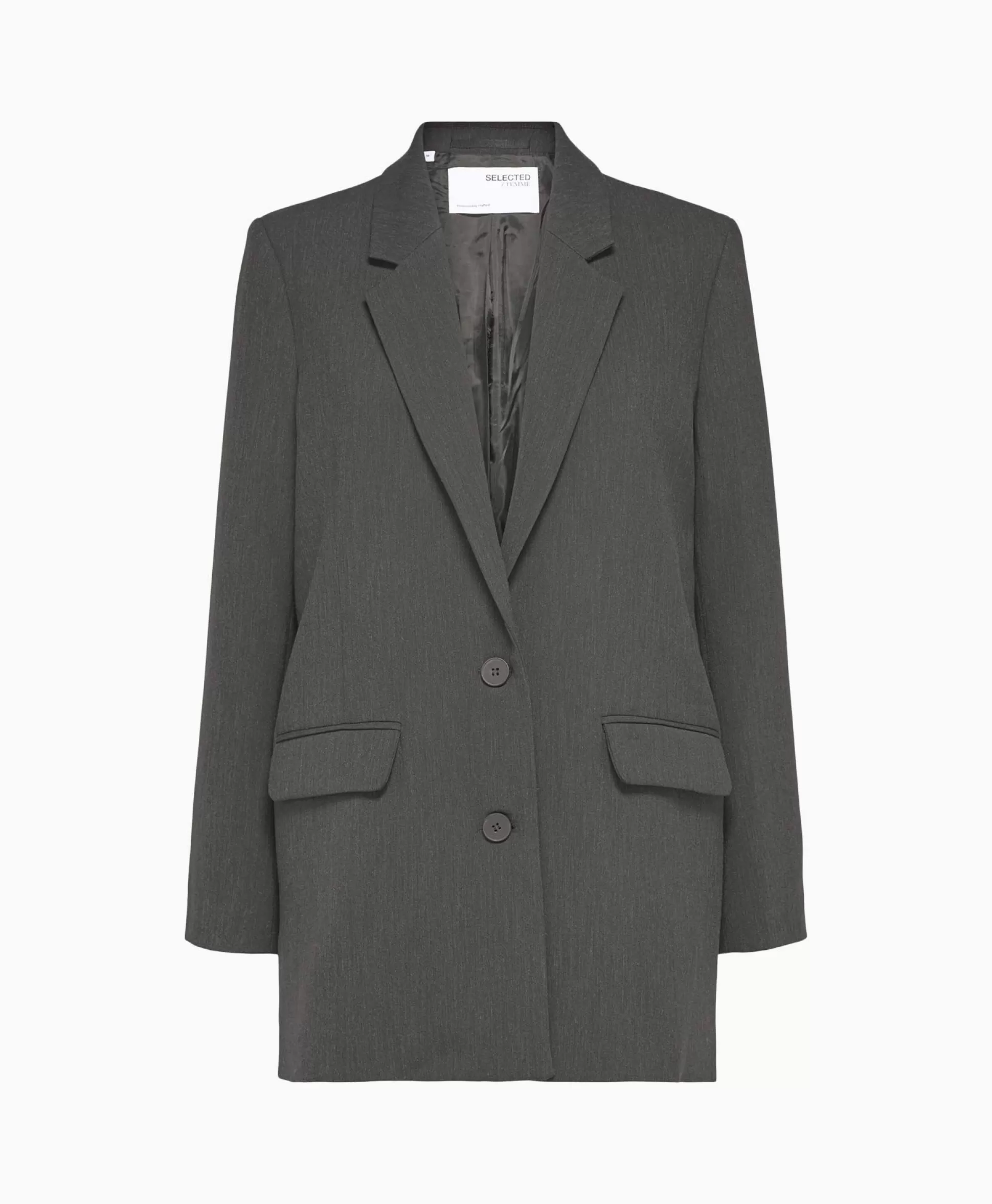 Best Jasje Rita Ls Relaxed Blazer Dgm No Donkergrijs Dames Blazers