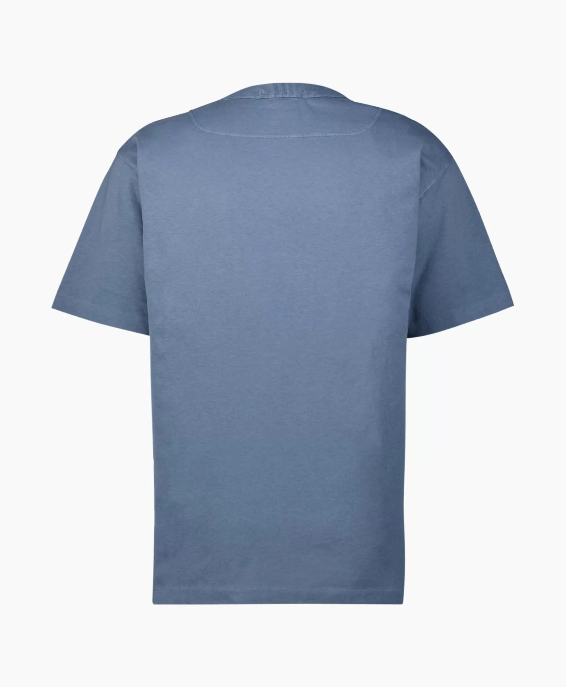 Outlet T-Shirt 20457 Donker Blauw Heren T-Shirts