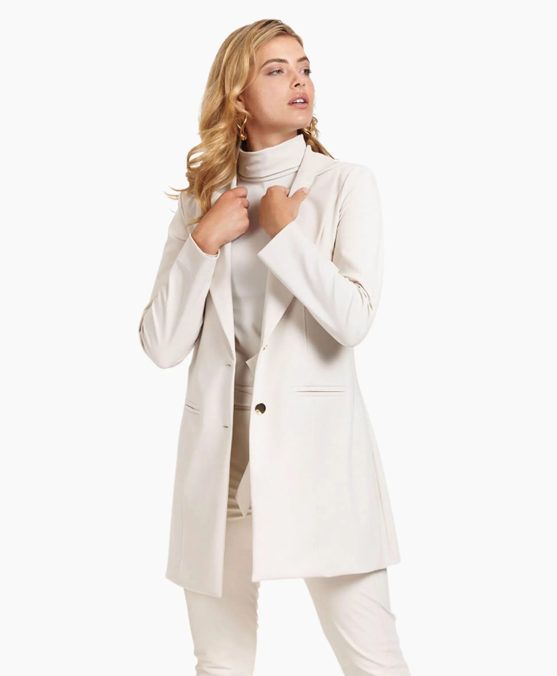 Store Blazer Jazzy Bonded Off White Dames Blazers