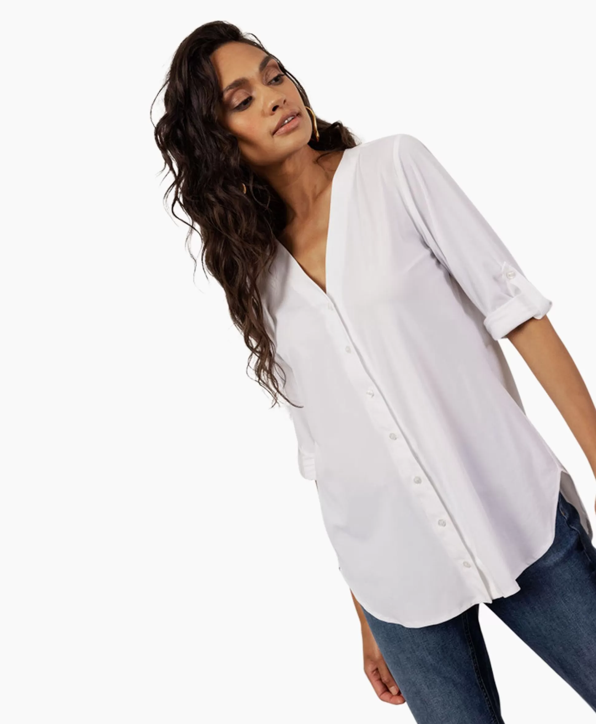 Clearance Blouse Evi Wit Dames Blouses