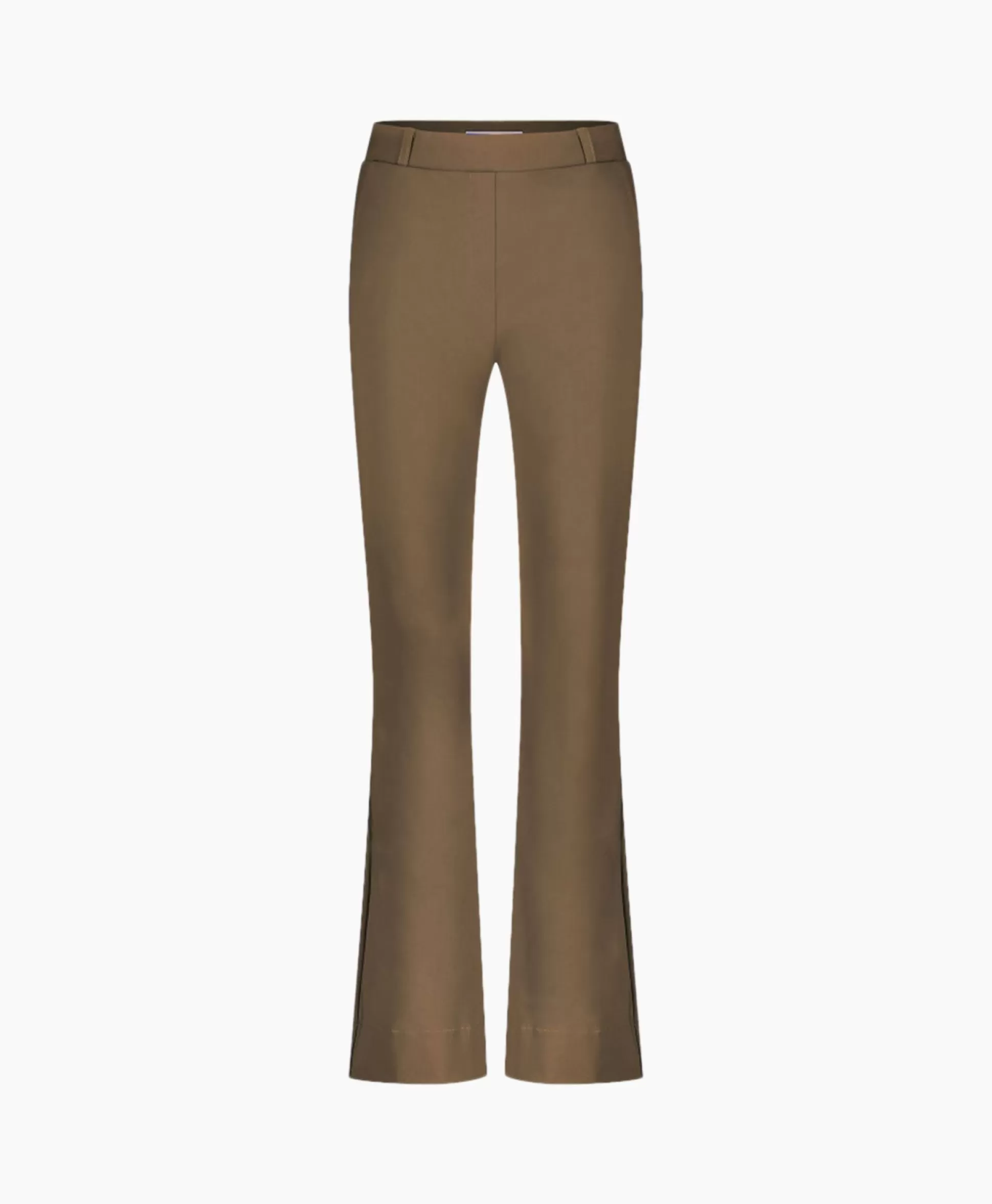 Online Broek Flair Bonded Trousers Bruin Dessin Dames Broeken