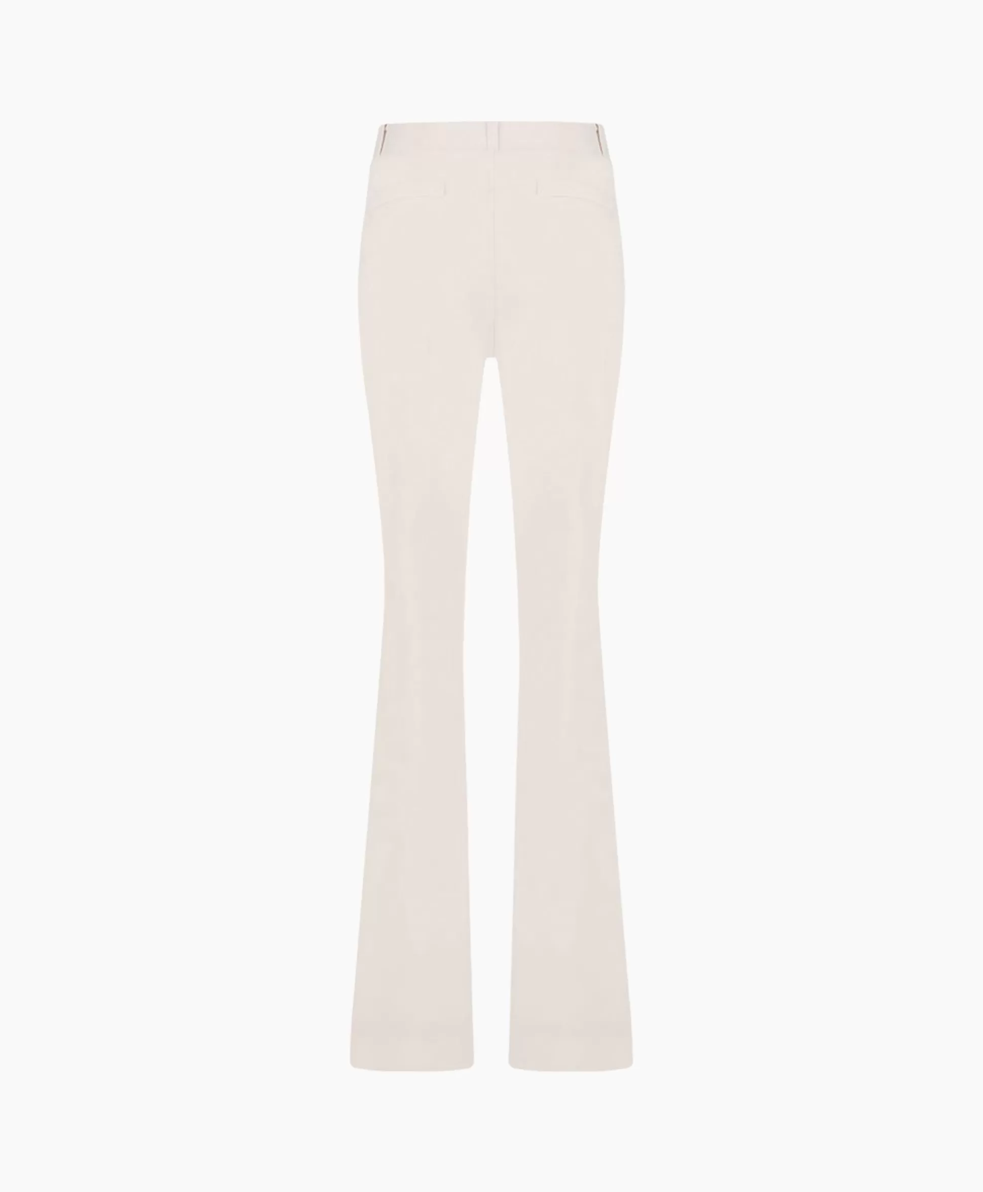 Outlet Broek Flair Long Shiny Bnd Trousers Off White Dames Broeken