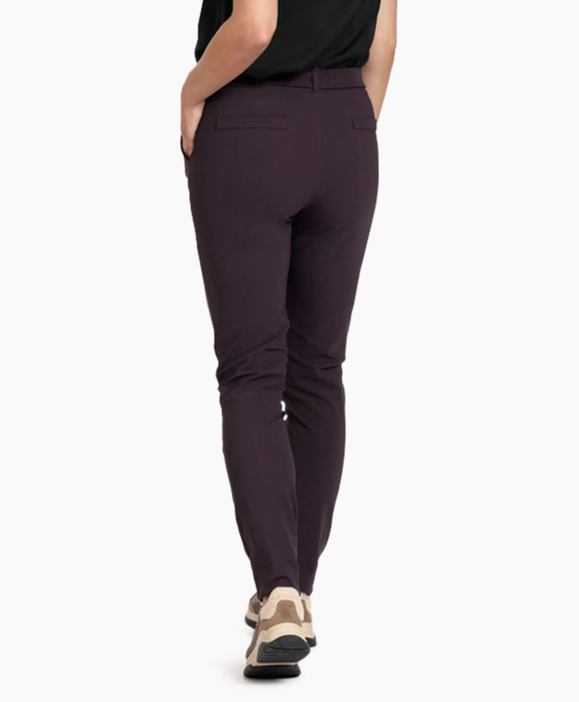 Flash Sale Broek Katlyn Bonded Trousers Bruin Dames Broeken