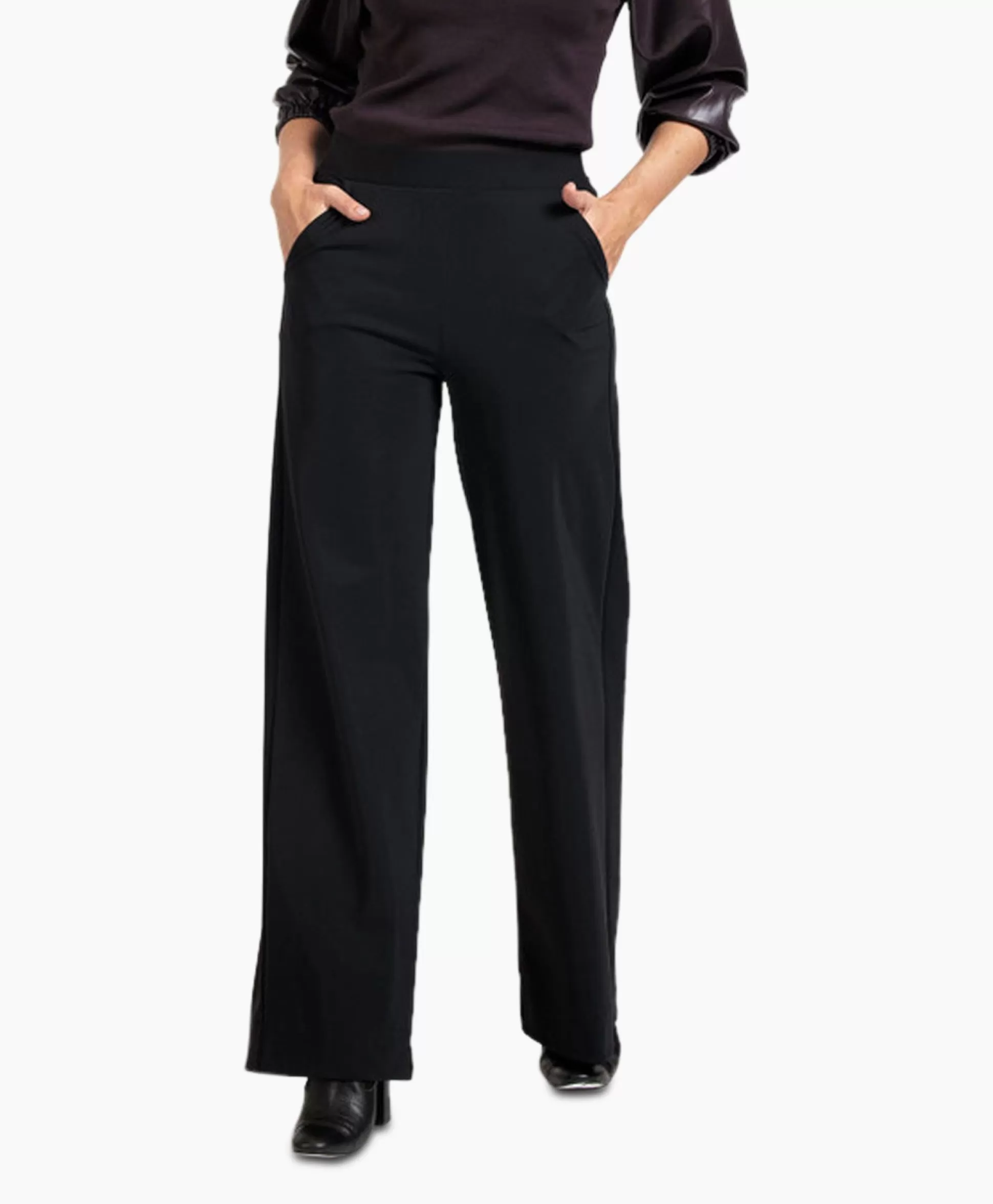 Sale Broek Lexie Bonded Zwart Dames Broeken