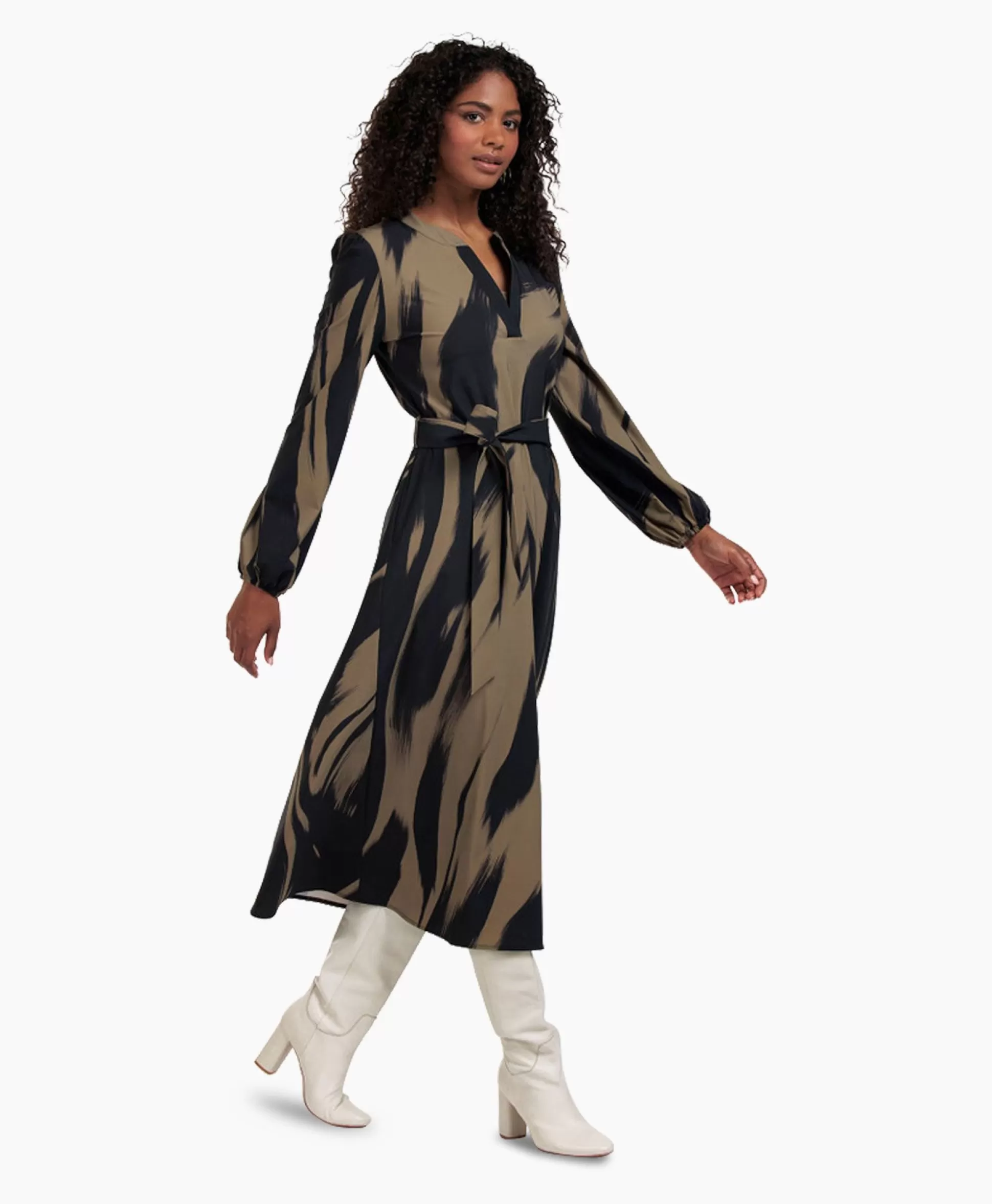 Fashion Jurk Sira Forest Dress Combo L Dames Jurken