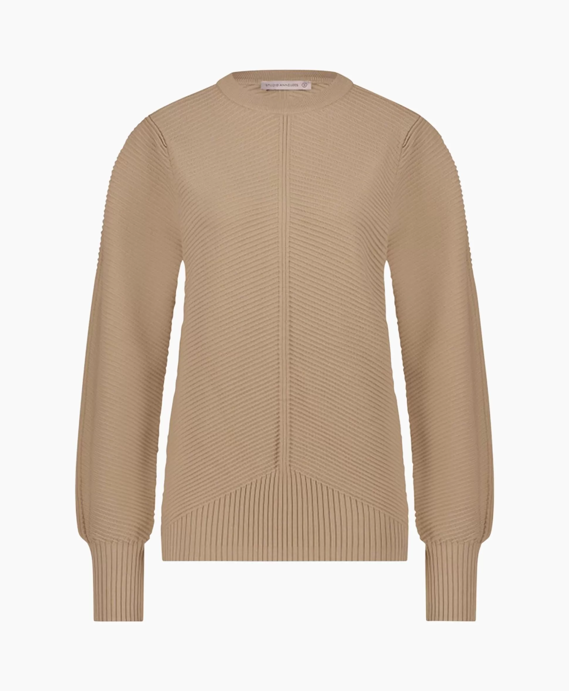 Cheap Pullover Erika Rib Zand Dames Truien