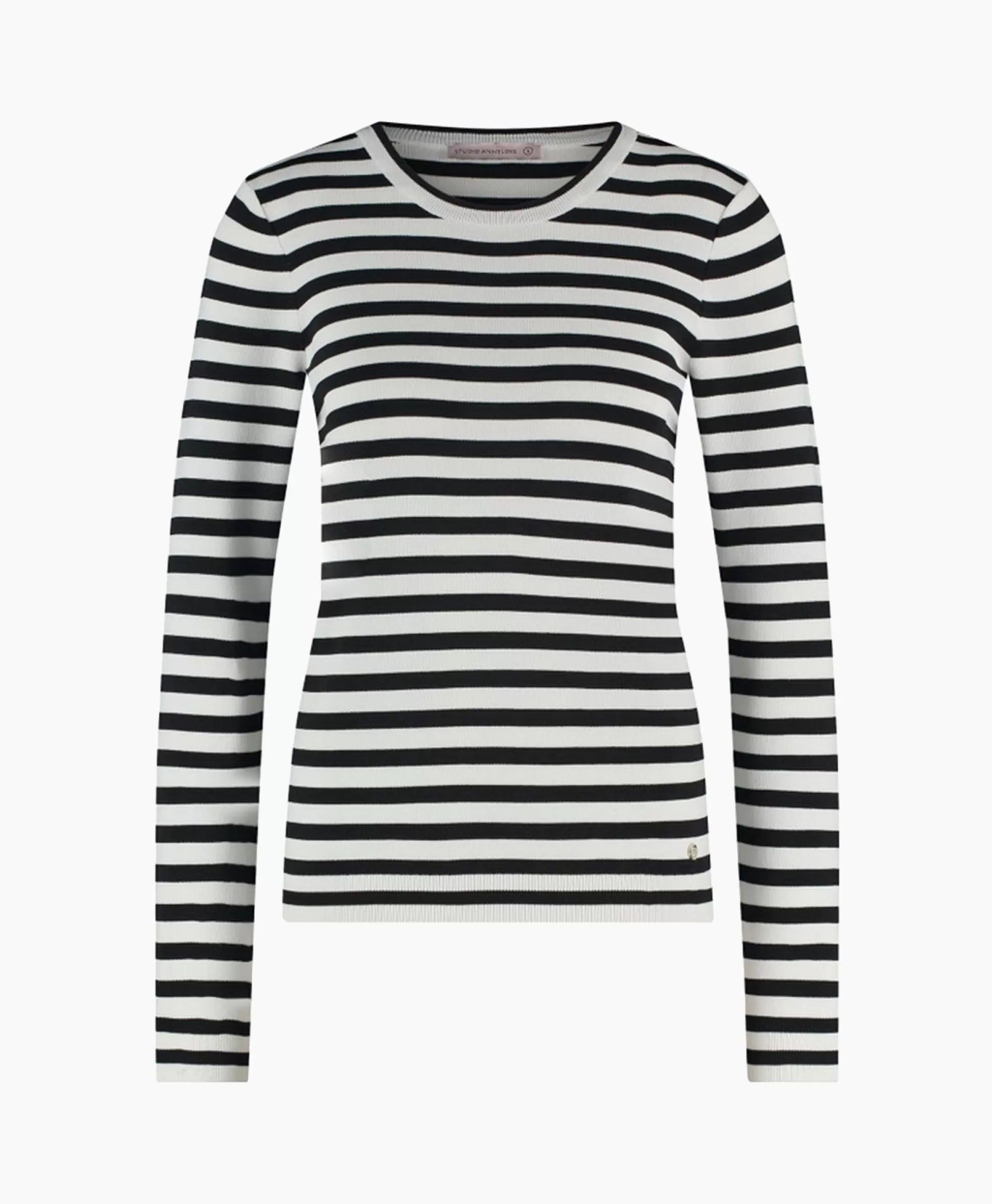 Store Pullover Luna Stripe Ecru Dames Truien