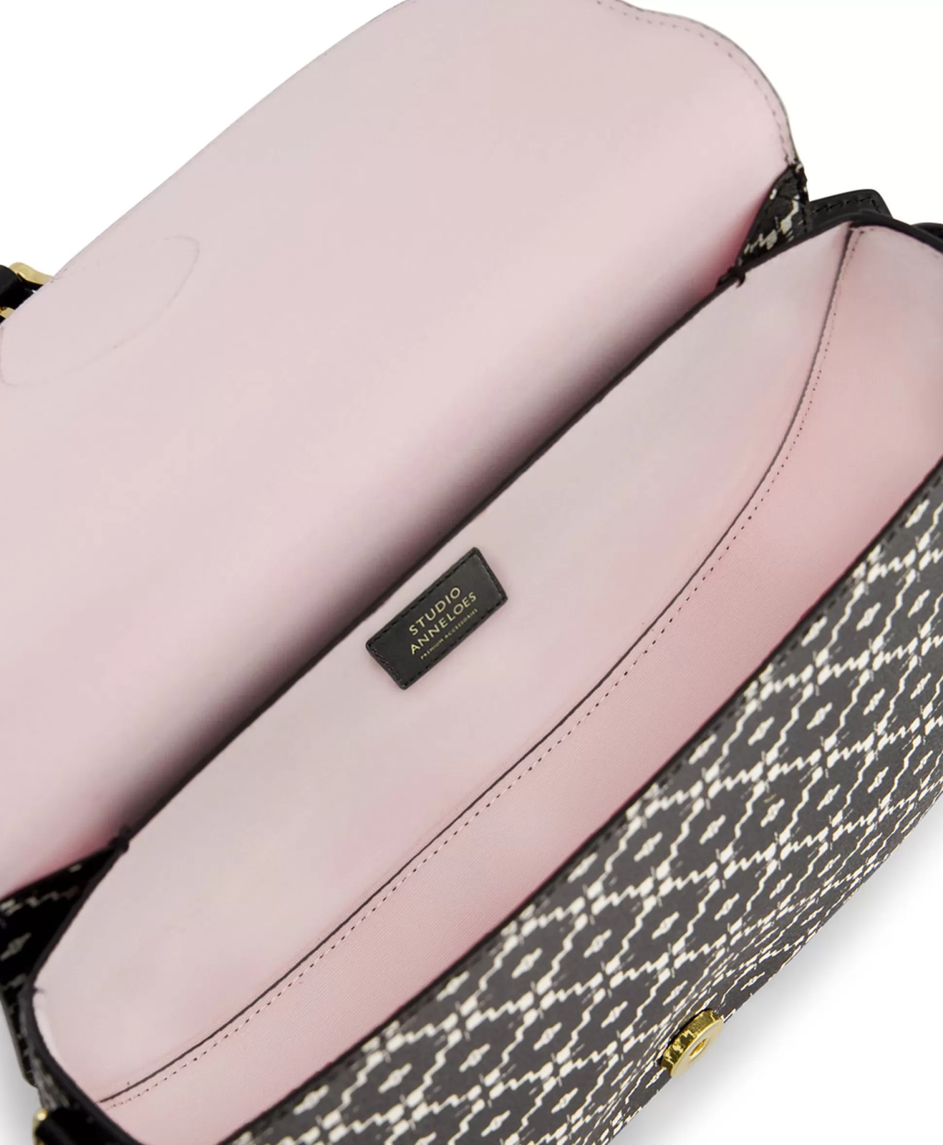 Flash Sale Tas Crossbag Sa Print Zwart Dames Tassen