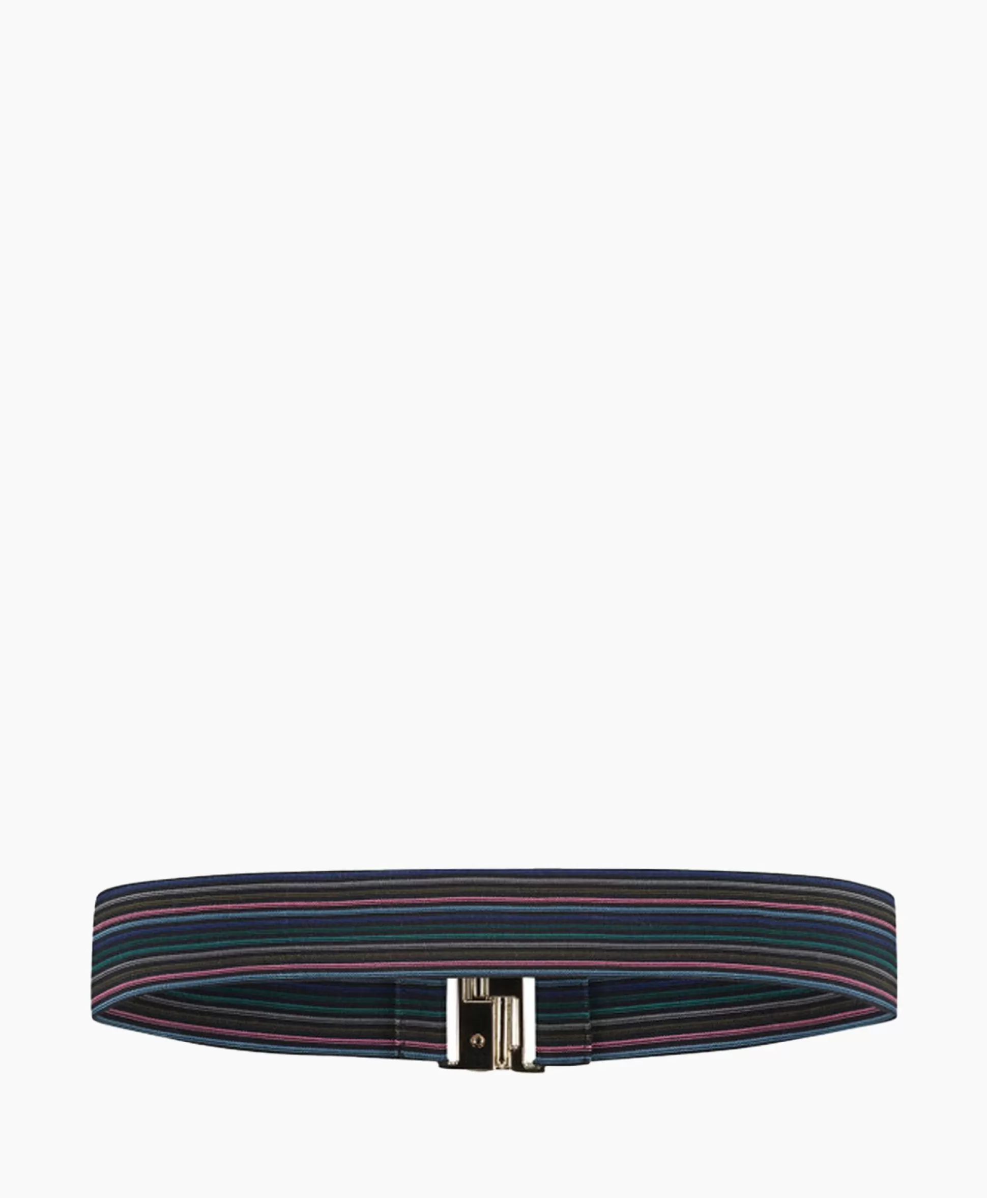 Flash Sale Tas Sa Elastic Stripe Belt Donker Blauw Dames Riemen