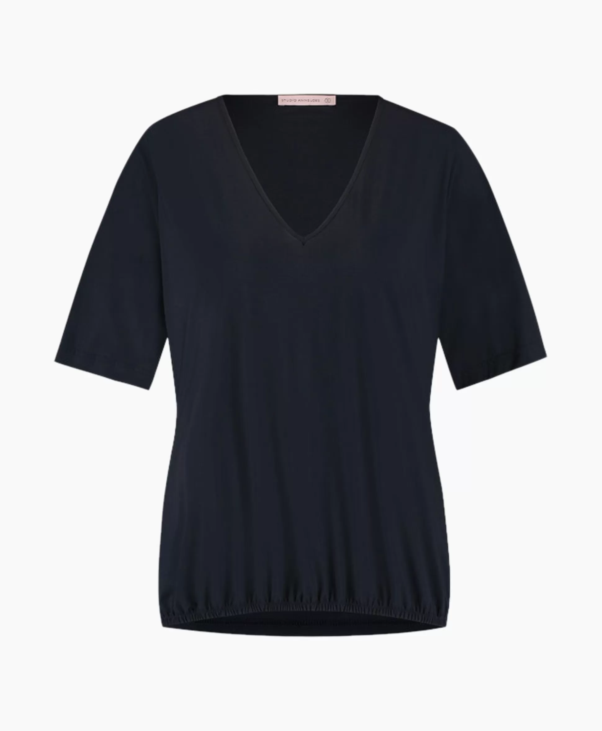 New Top & T-Shirt Vicky Shirt Donker Blauw Dames T-Shirts & Tops