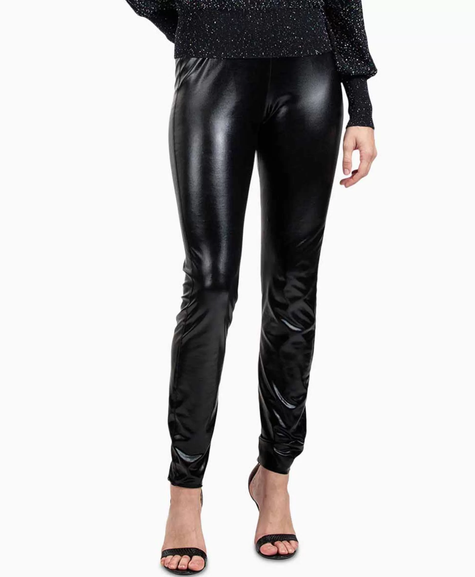 Store Top Ally Metallic Legging Zwart Dessin Dames T-Shirts & Tops