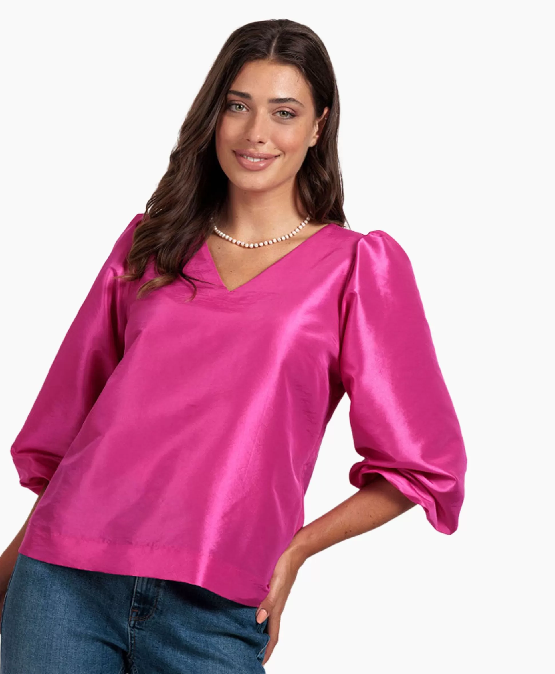 Cheap Top Laudi Taft Paars Dames T-Shirts & Tops