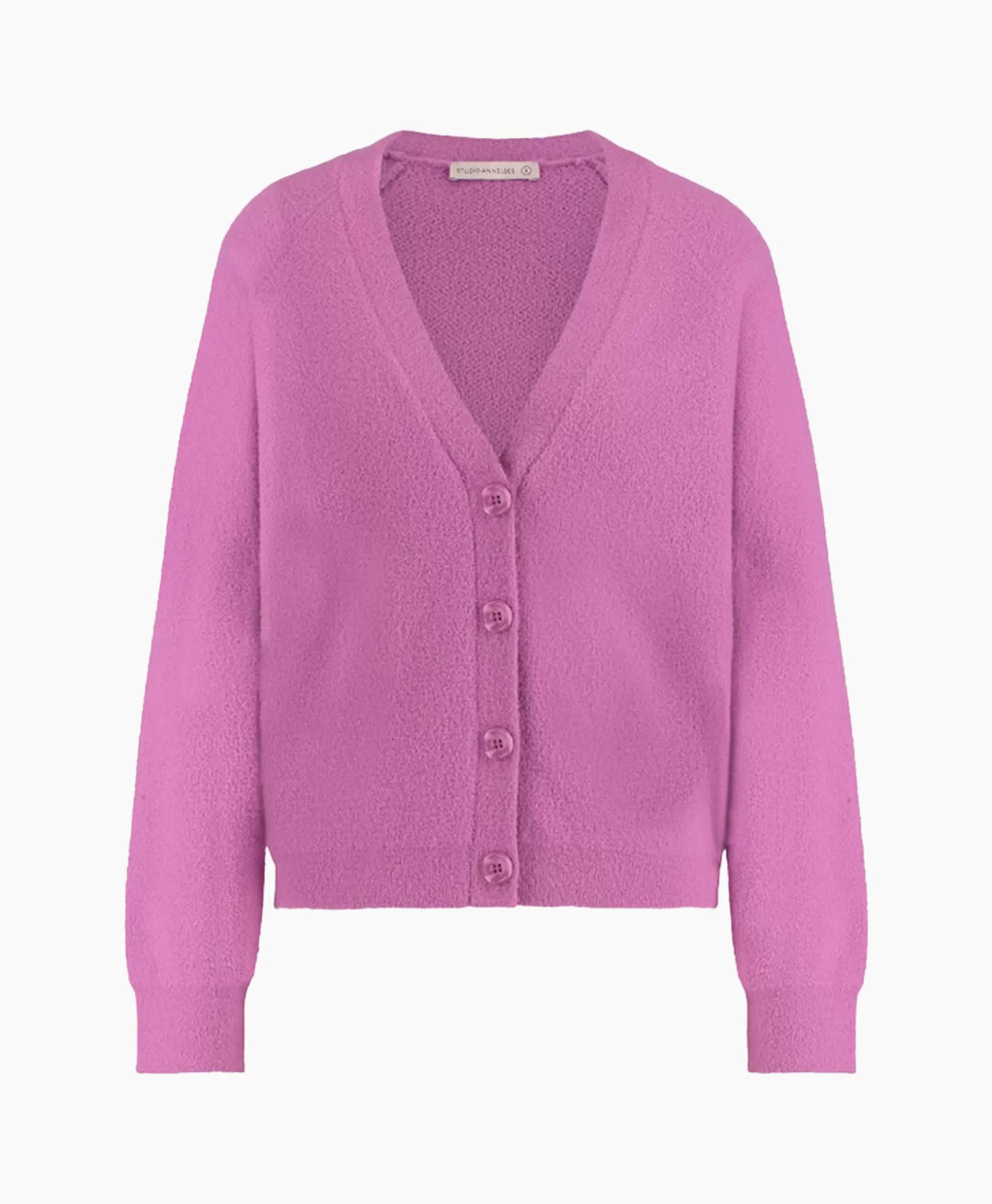 Best Sale Vest Olivian Soft Cardigan Lila Dames Vesten