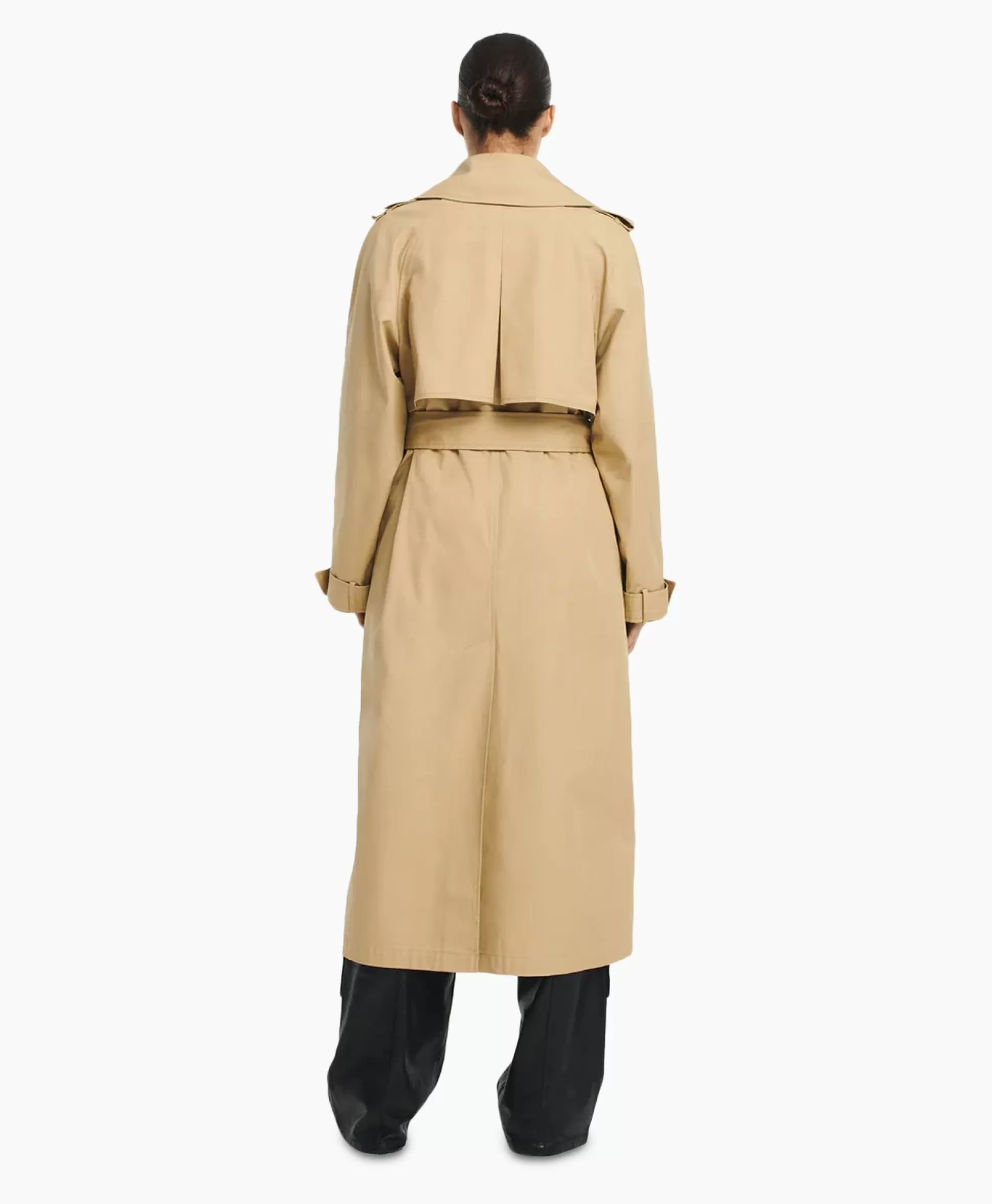 Sale Trenchcoat Mexia Cotton Twill Beige Dames Jassen