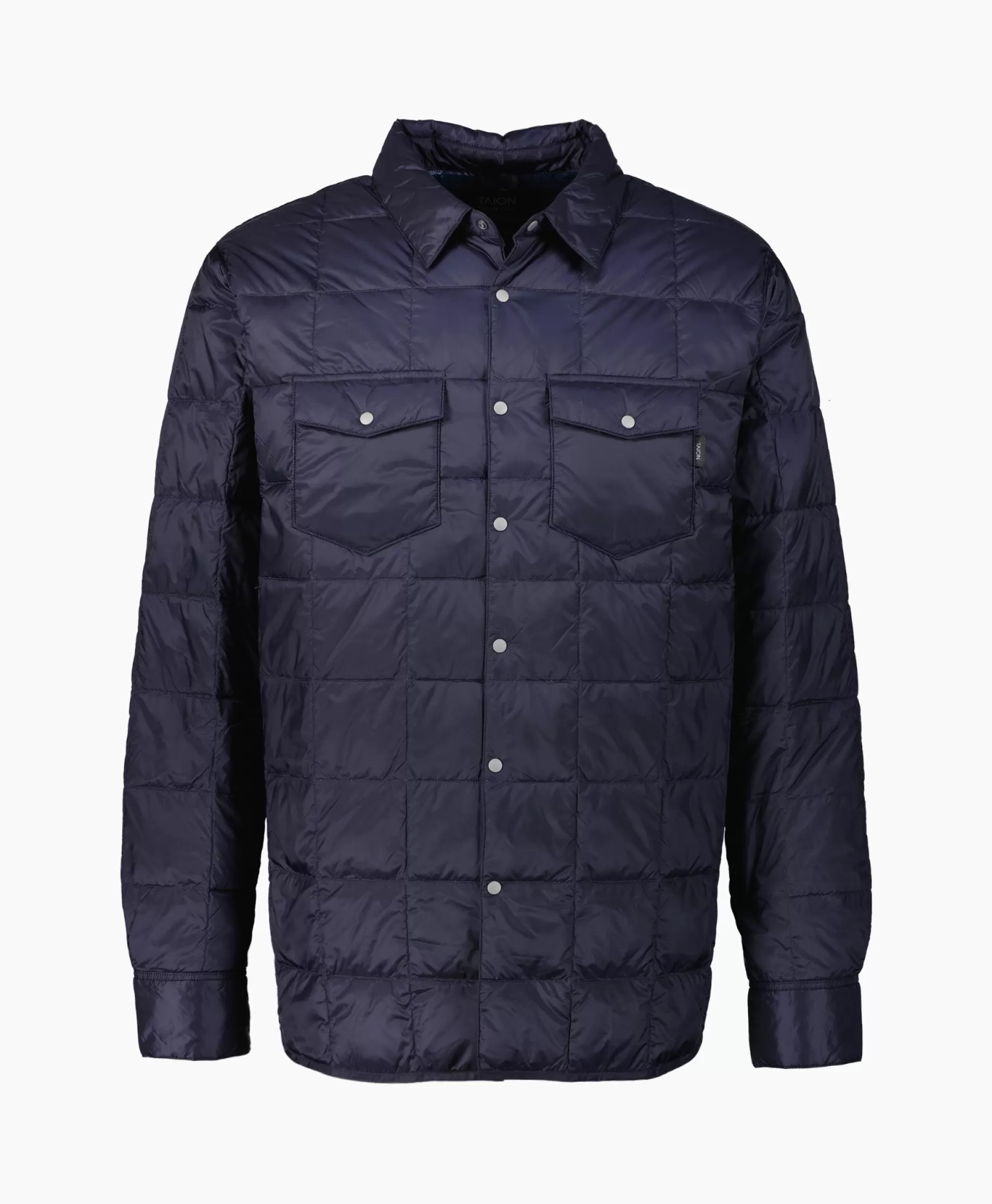 Hot Jack W-Pocket Down Shirts Donker Blauw Heren Jassen